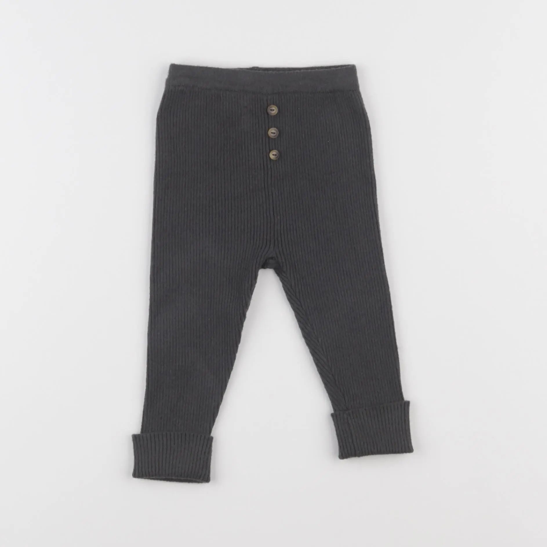 Vertbaudet - legging gris - 6 mois