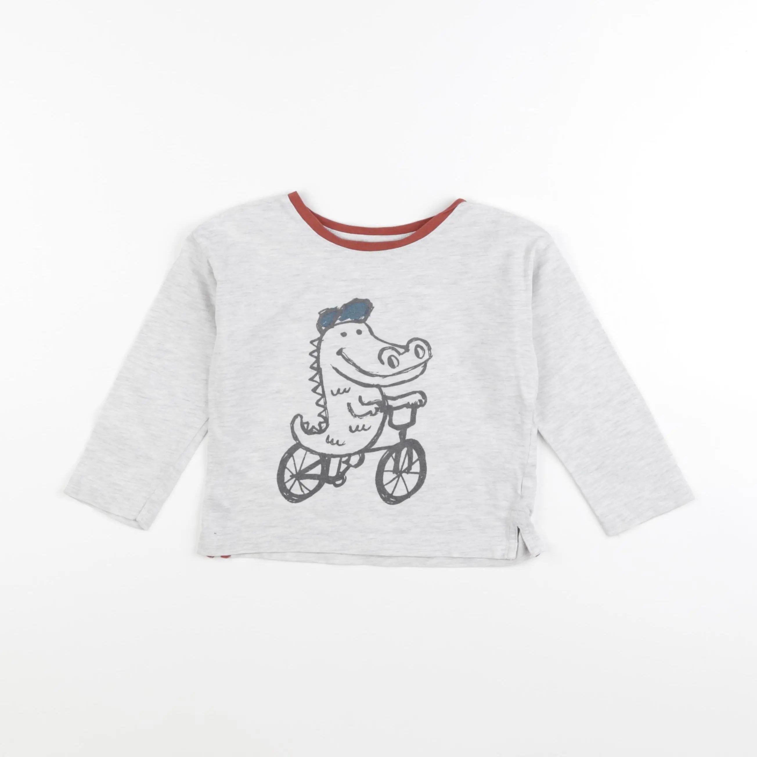Vertbaudet - tee-shirt gris - 3 ans