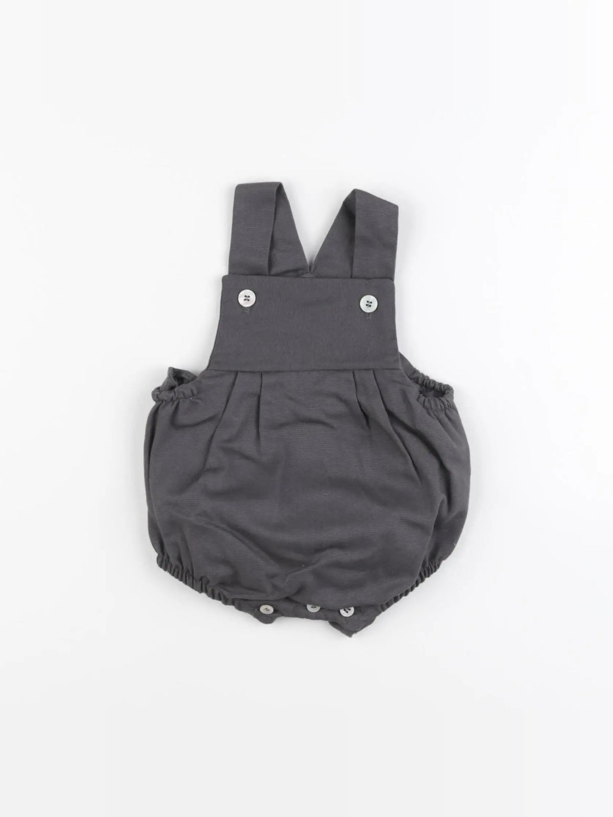Lola Palacios - salopette gris - 12 mois