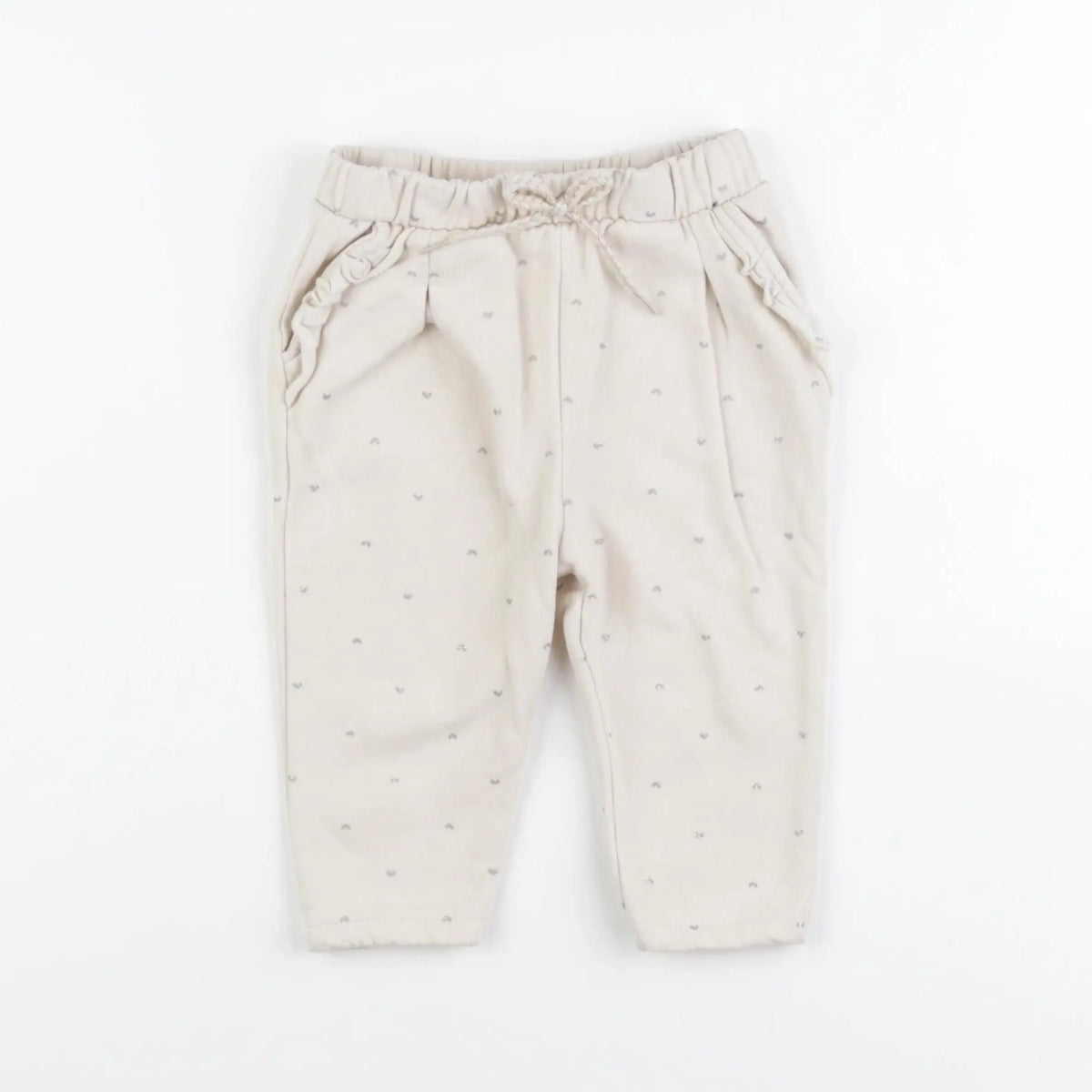 Vertbaudet - pantalon beige - 12 mois