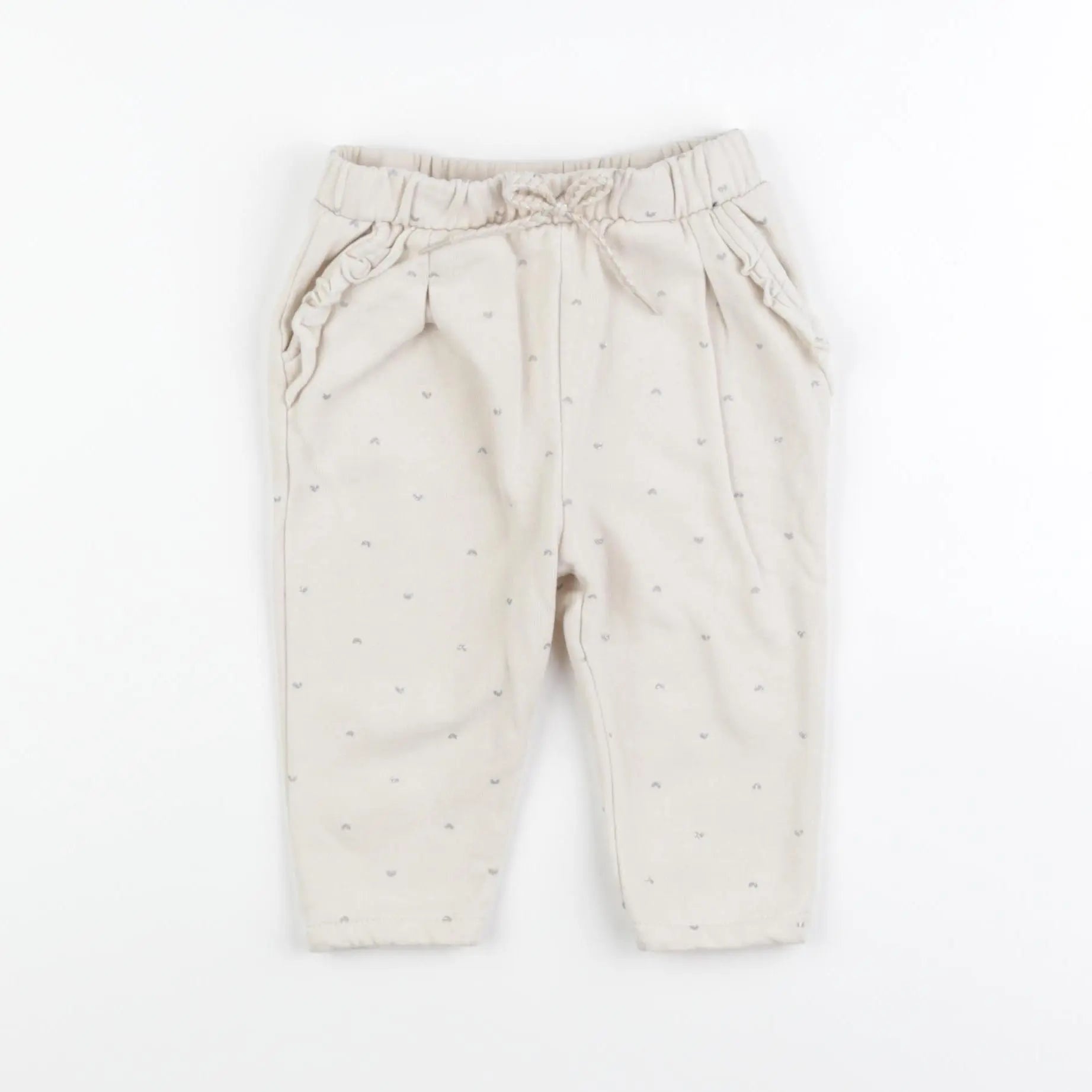 Vertbaudet - pantalon beige - 12 mois