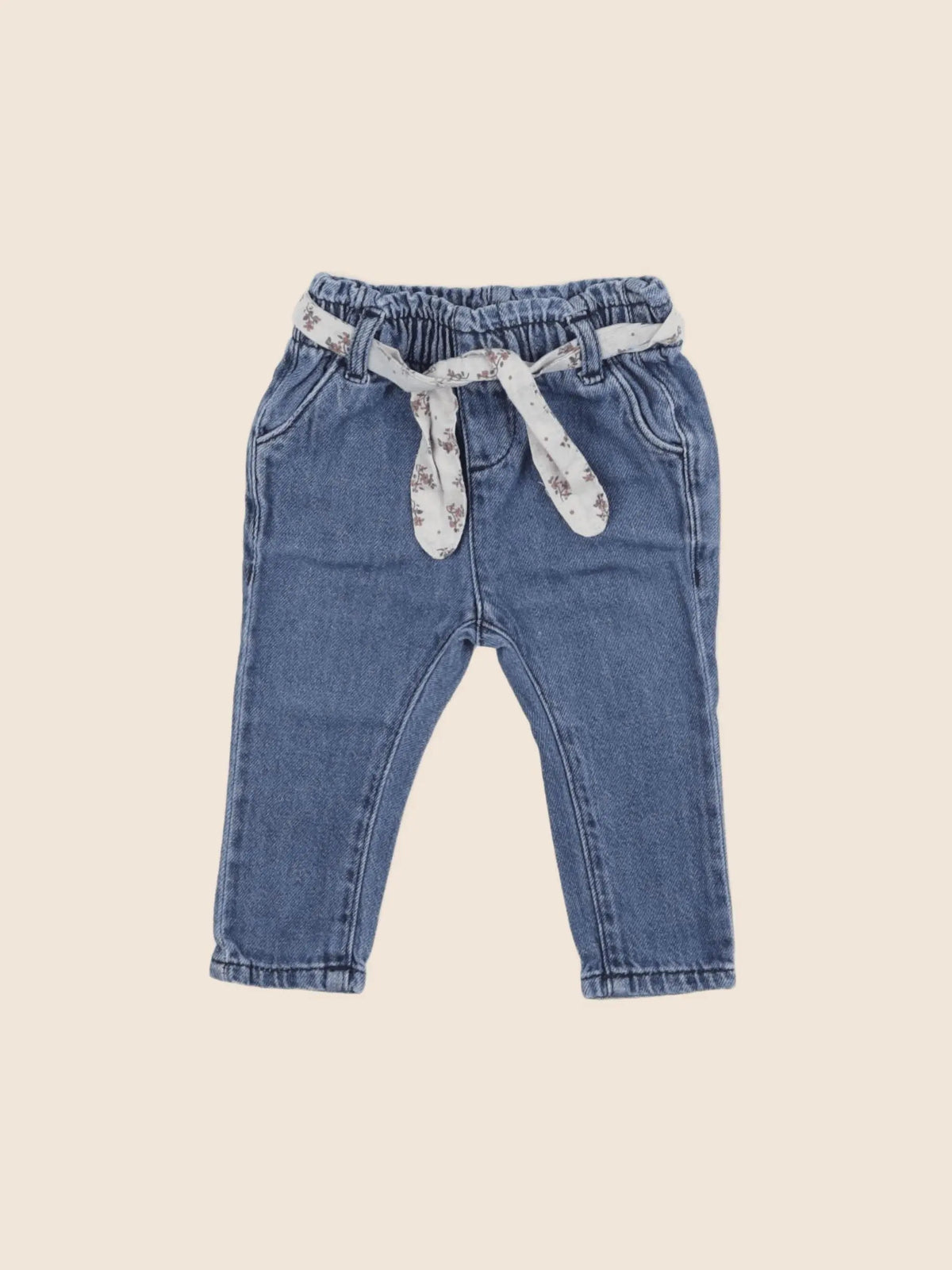 Vertbaudet - jean bleu - 6 mois