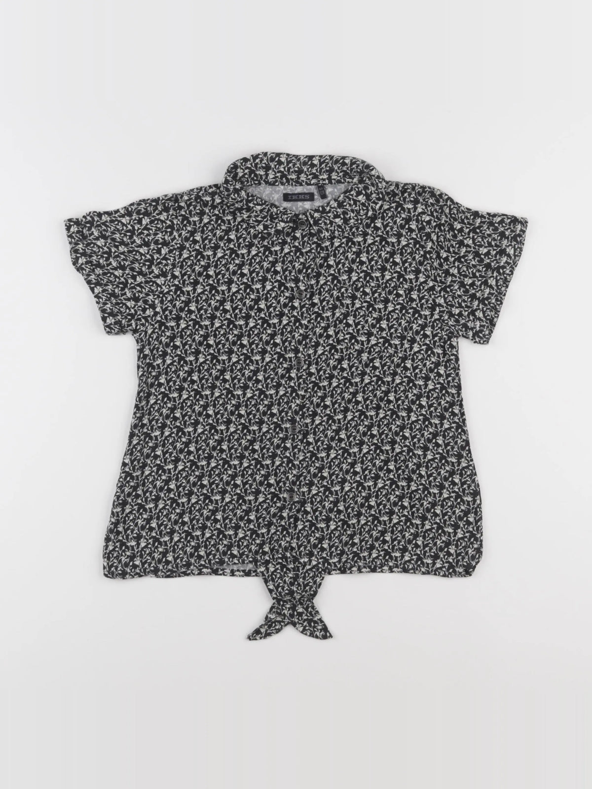 IKKS - blouse noir - 8 ans