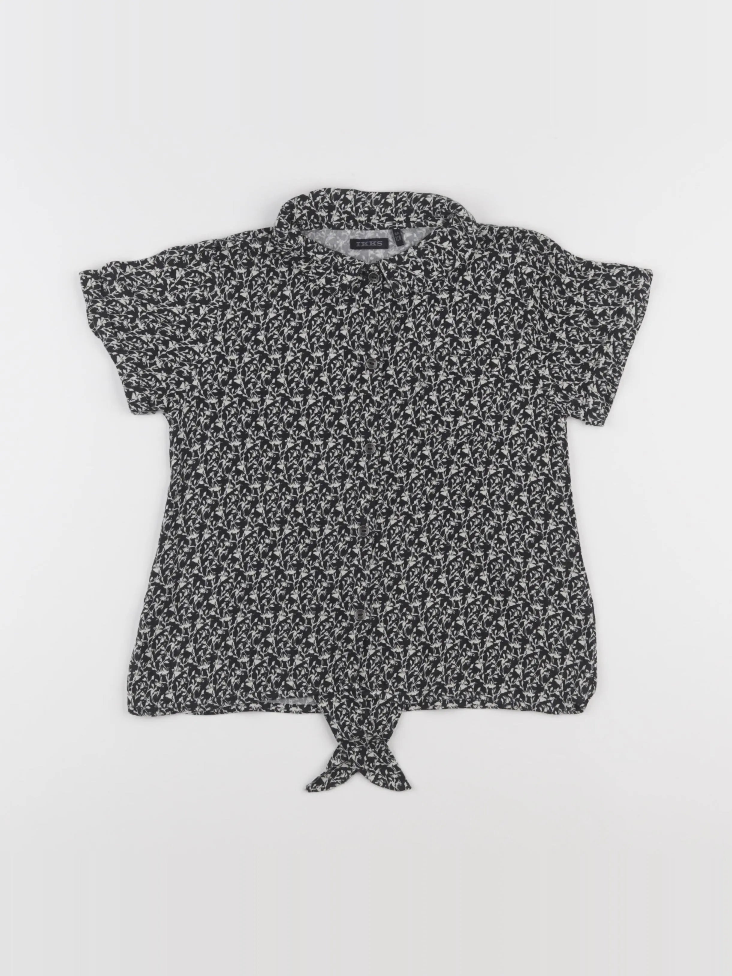 IKKS - blouse noir - 8 ans