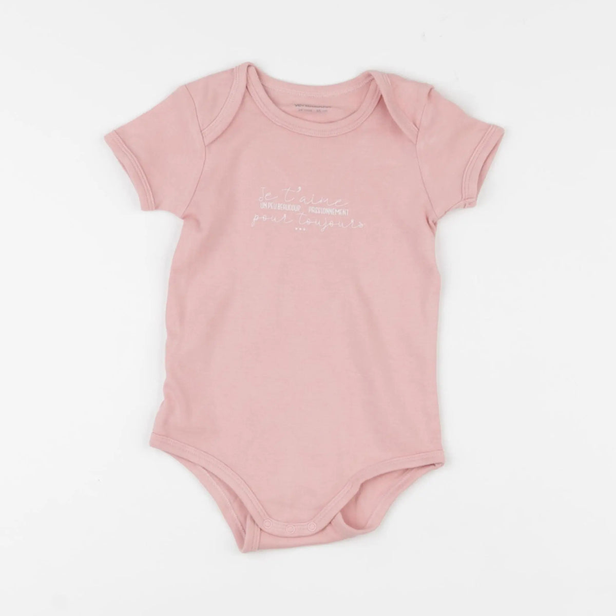 Vertbaudet - body rose - 24 mois