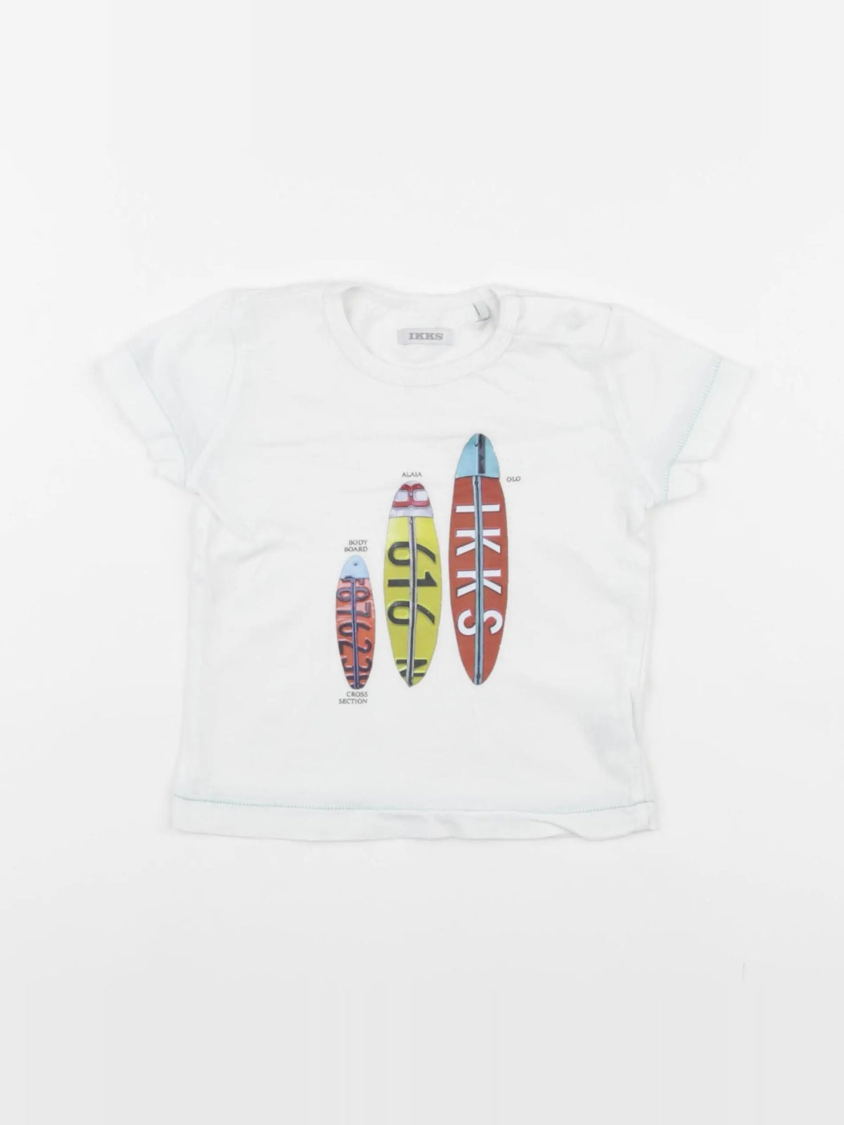 IKKS - tee-shirt blanc - 12 mois