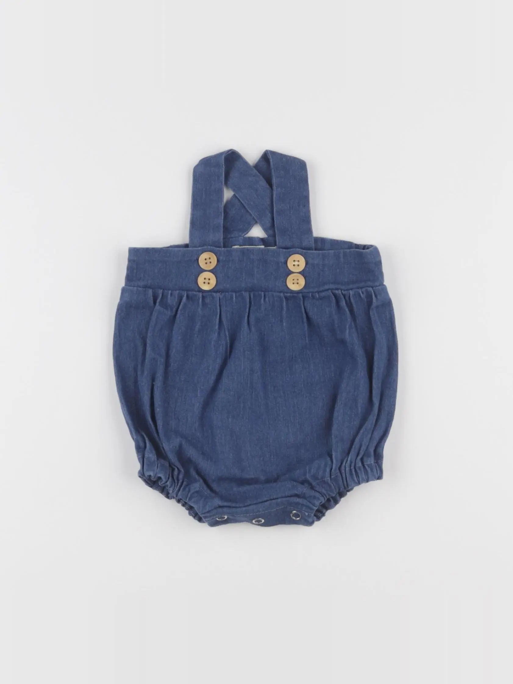 Frangin Frangine - bloomer bleu - 3 mois