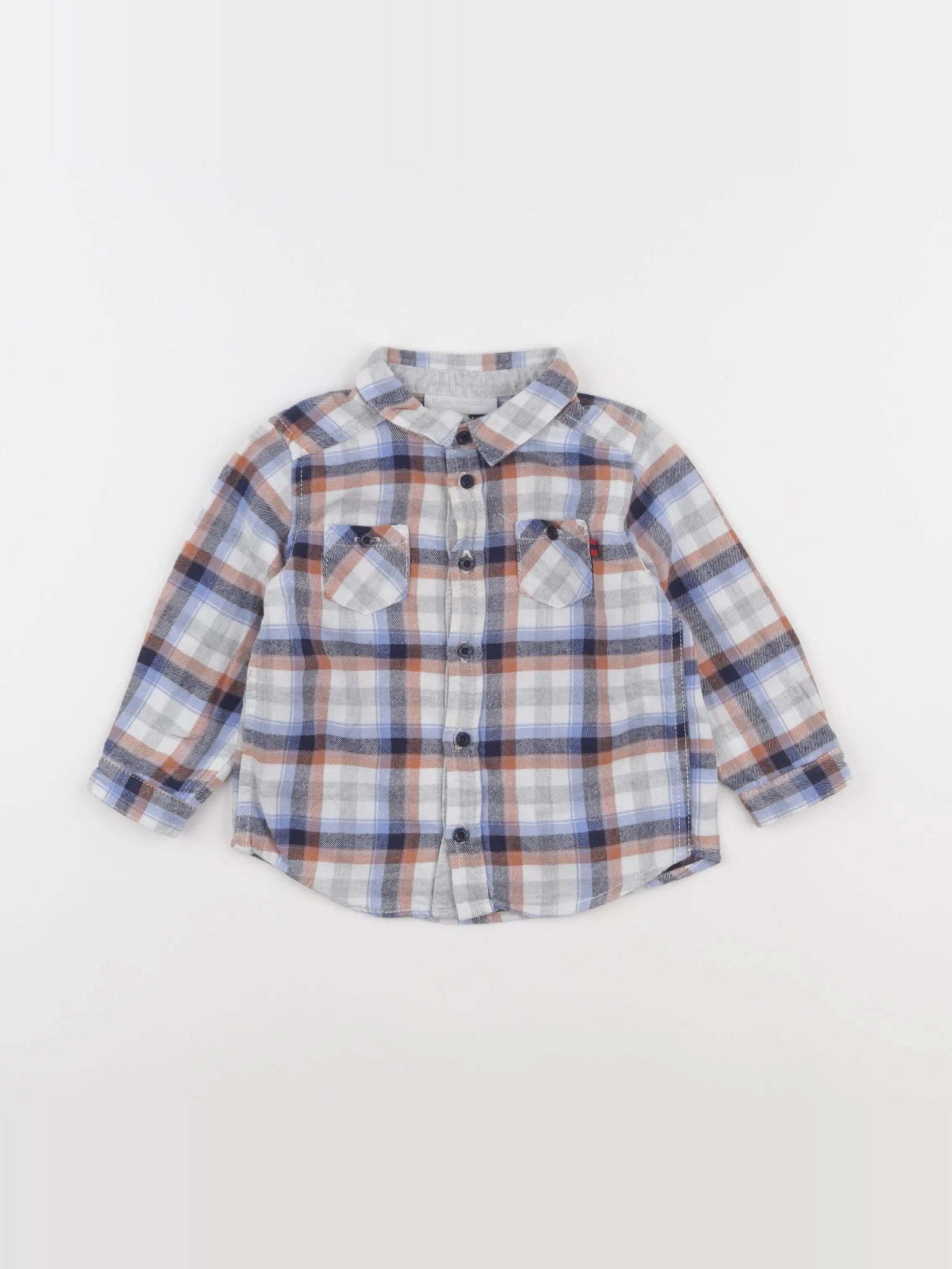 Cadet Rousselle - chemise bleu - 18 mois