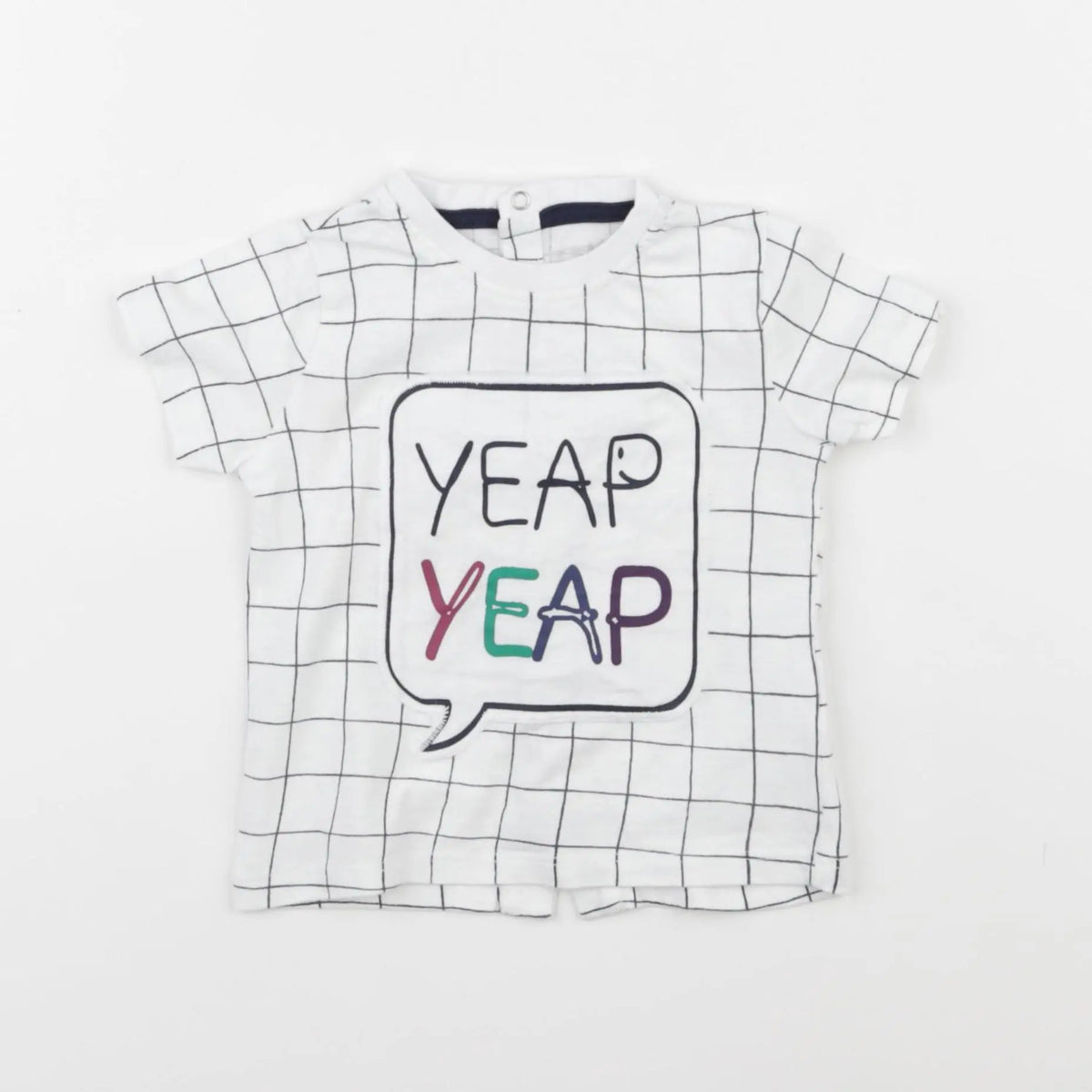 Vertbaudet - tee-shirt blanc - 6 mois