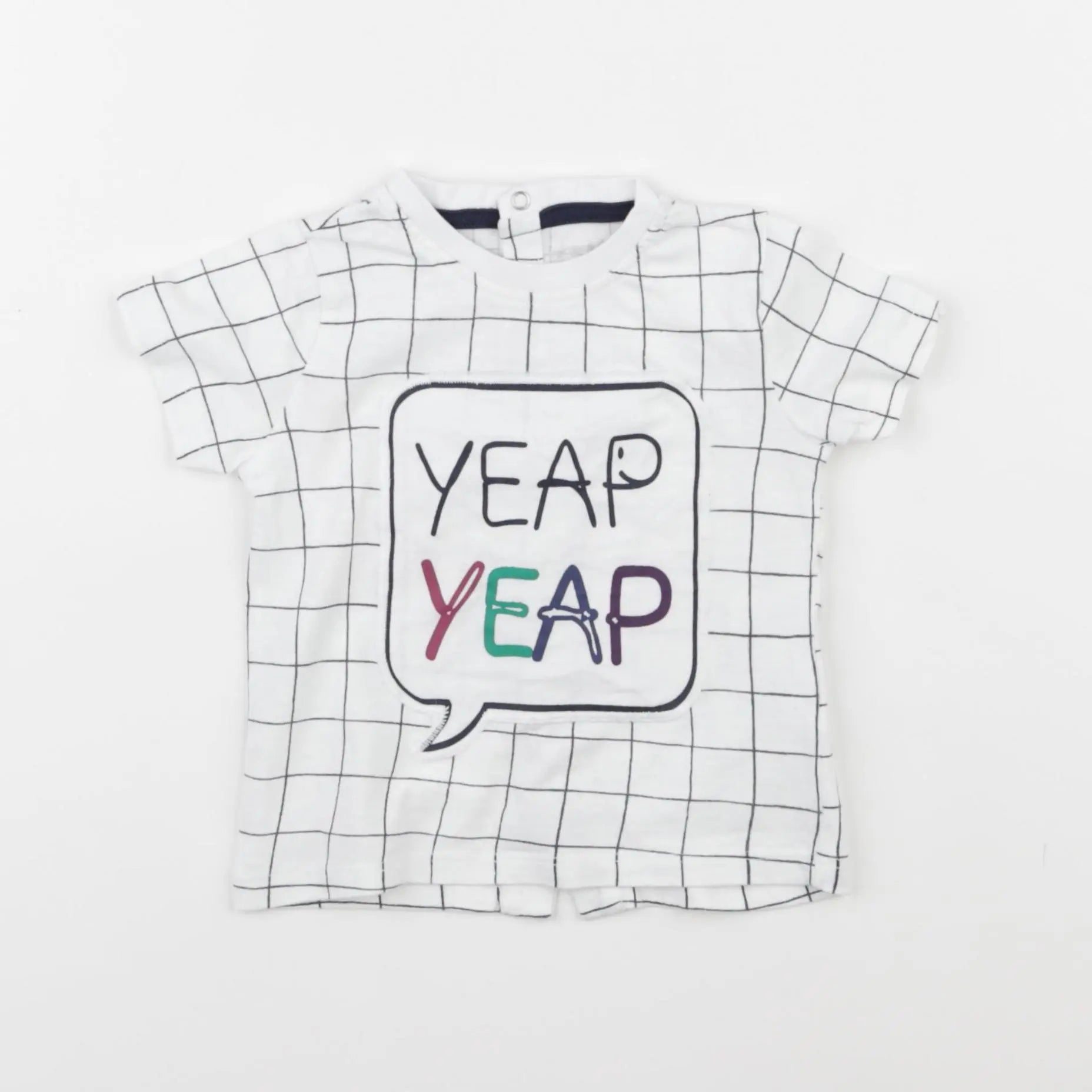 Vertbaudet - tee-shirt blanc - 6 mois