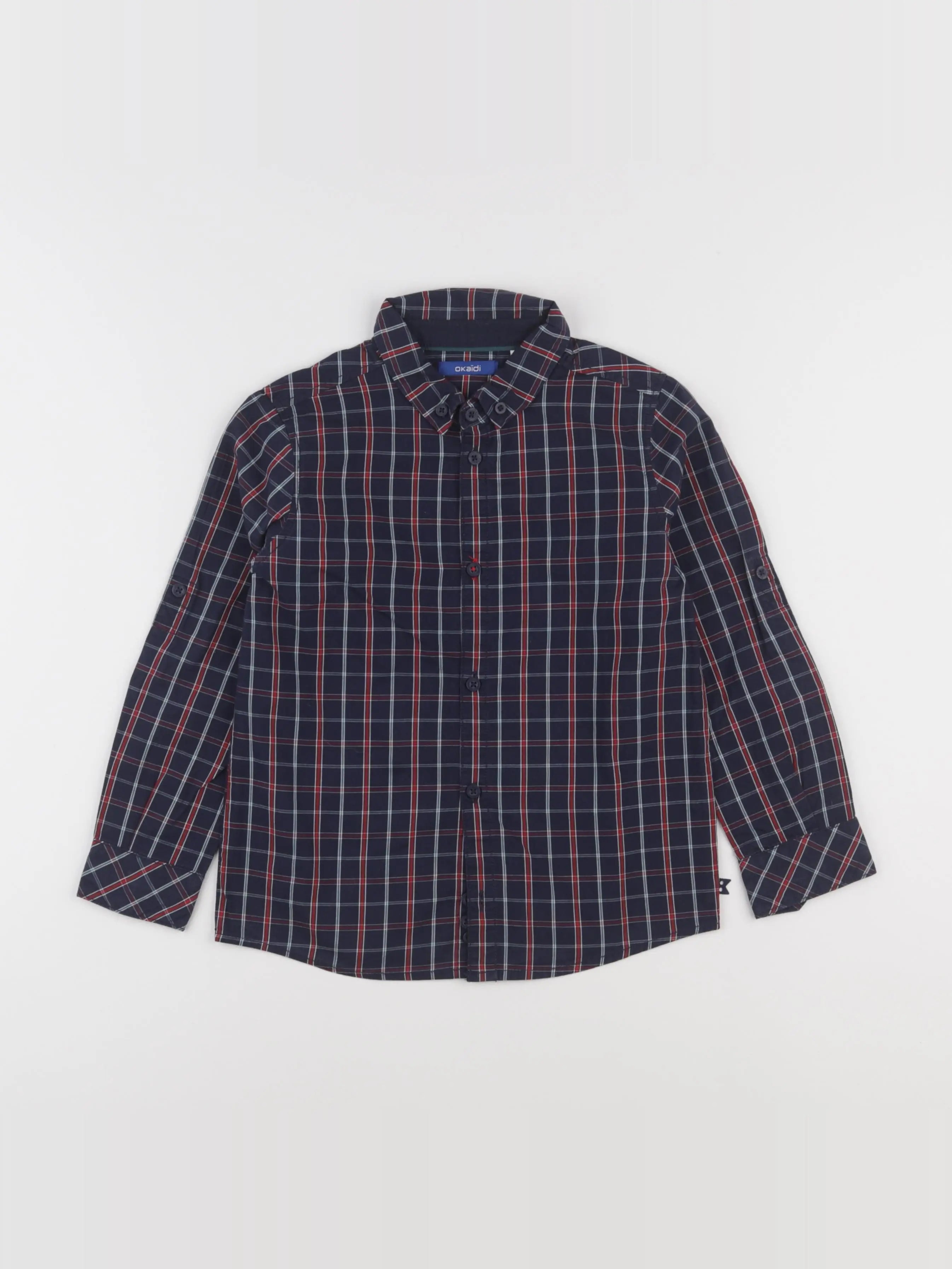 Okaidi - chemise bleu - 6 ans