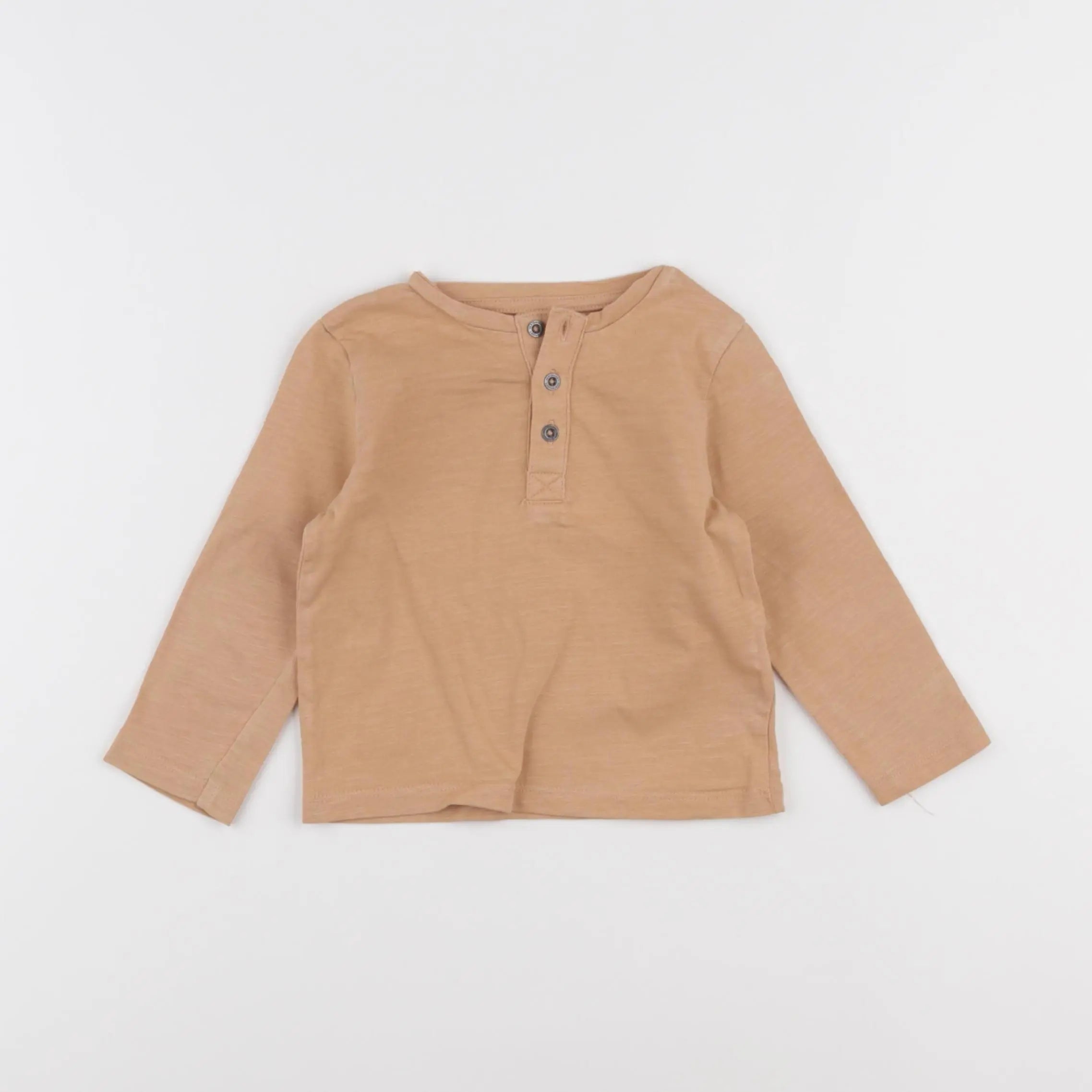 Vertbaudet - tee-shirt orange - 12 mois