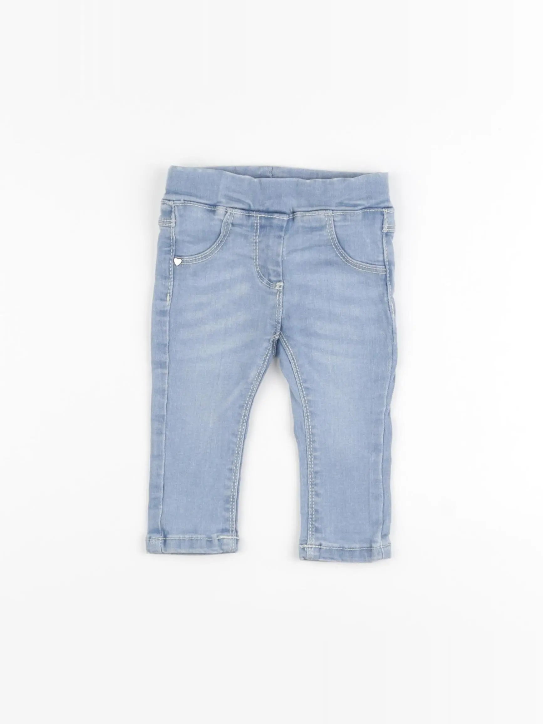 Tape à l'oeil - jegging bleu - 6 mois