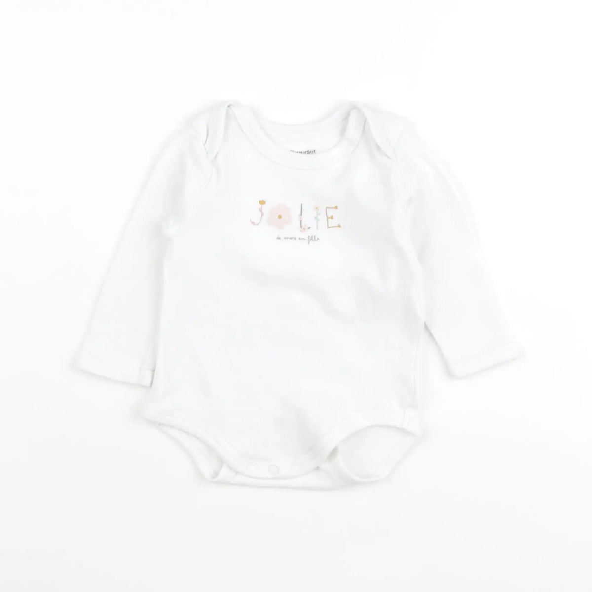 Vertbaudet - body blanc - 6 mois