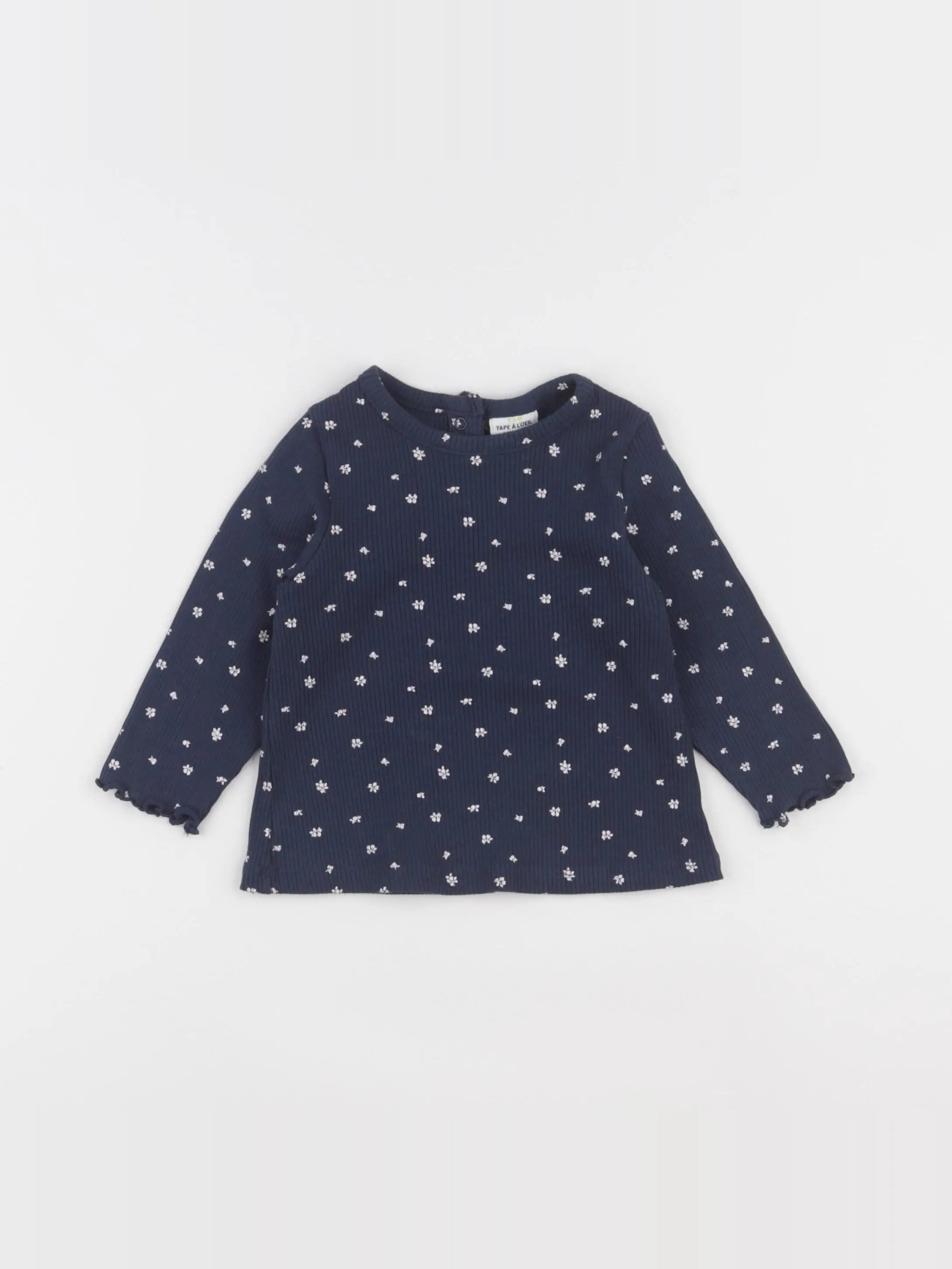 Tape à l'oeil - tee-shirt bleu - 6 mois