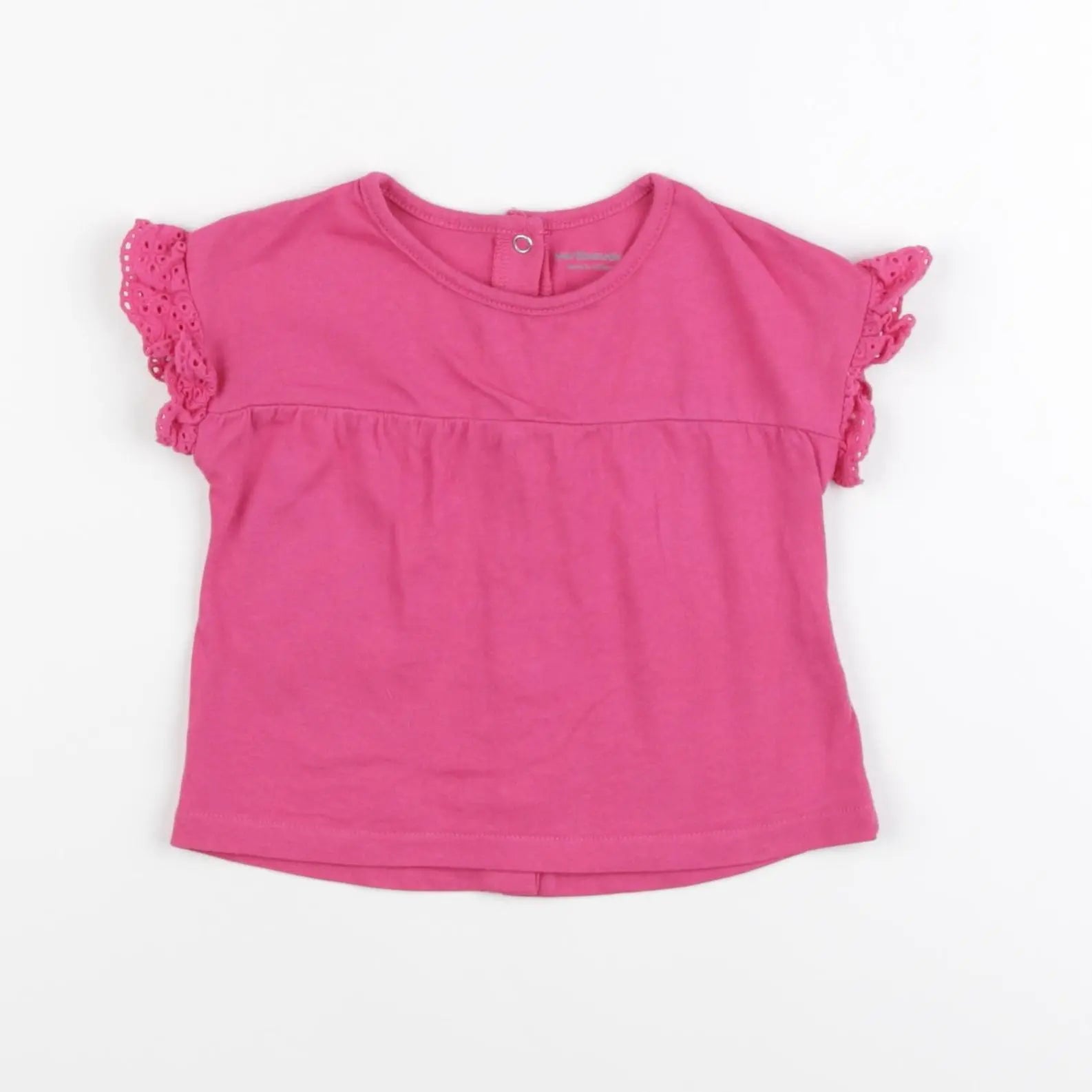 Vertbaudet - tee-shirt rose - 6 mois