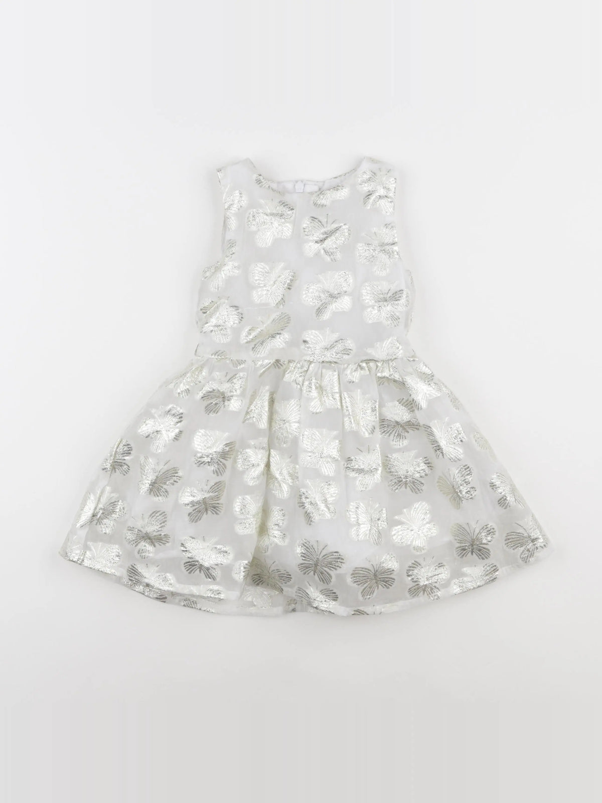 Vertbaudet - robe argent - 3 ans