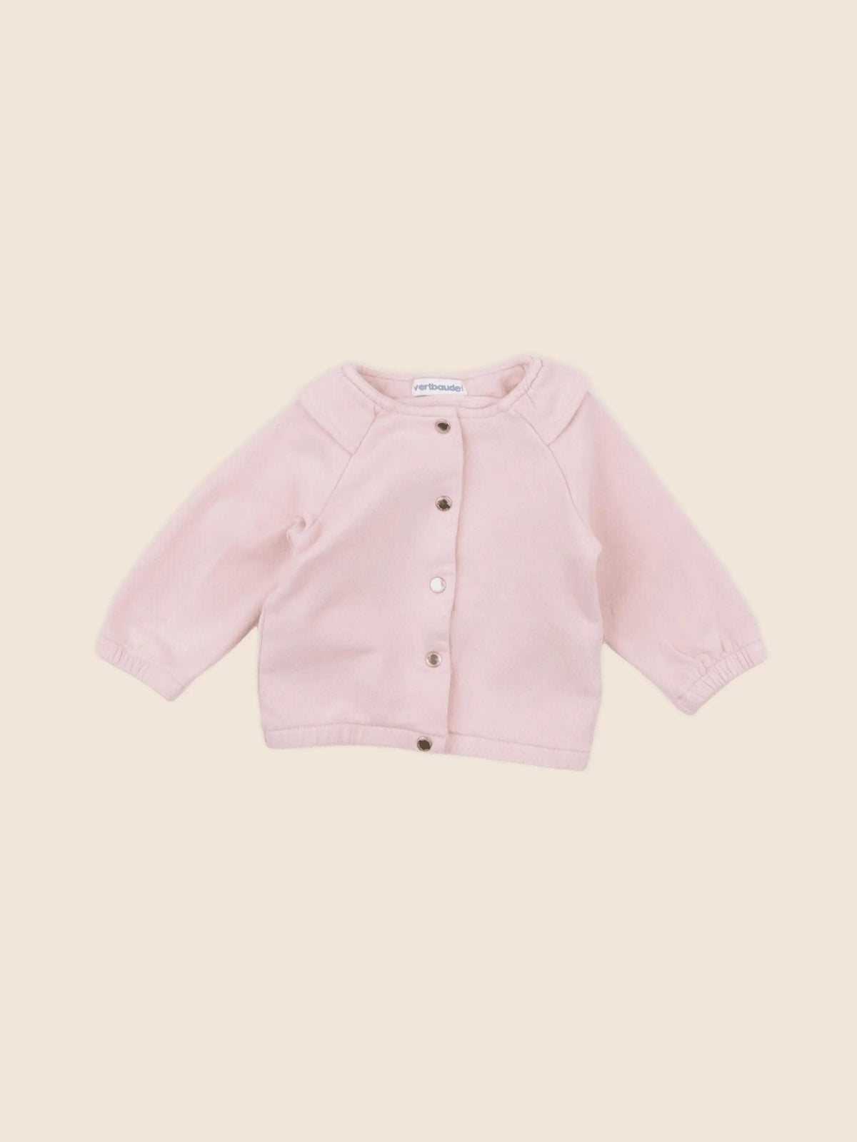 Vertbaudet - sweat rose - 6 mois