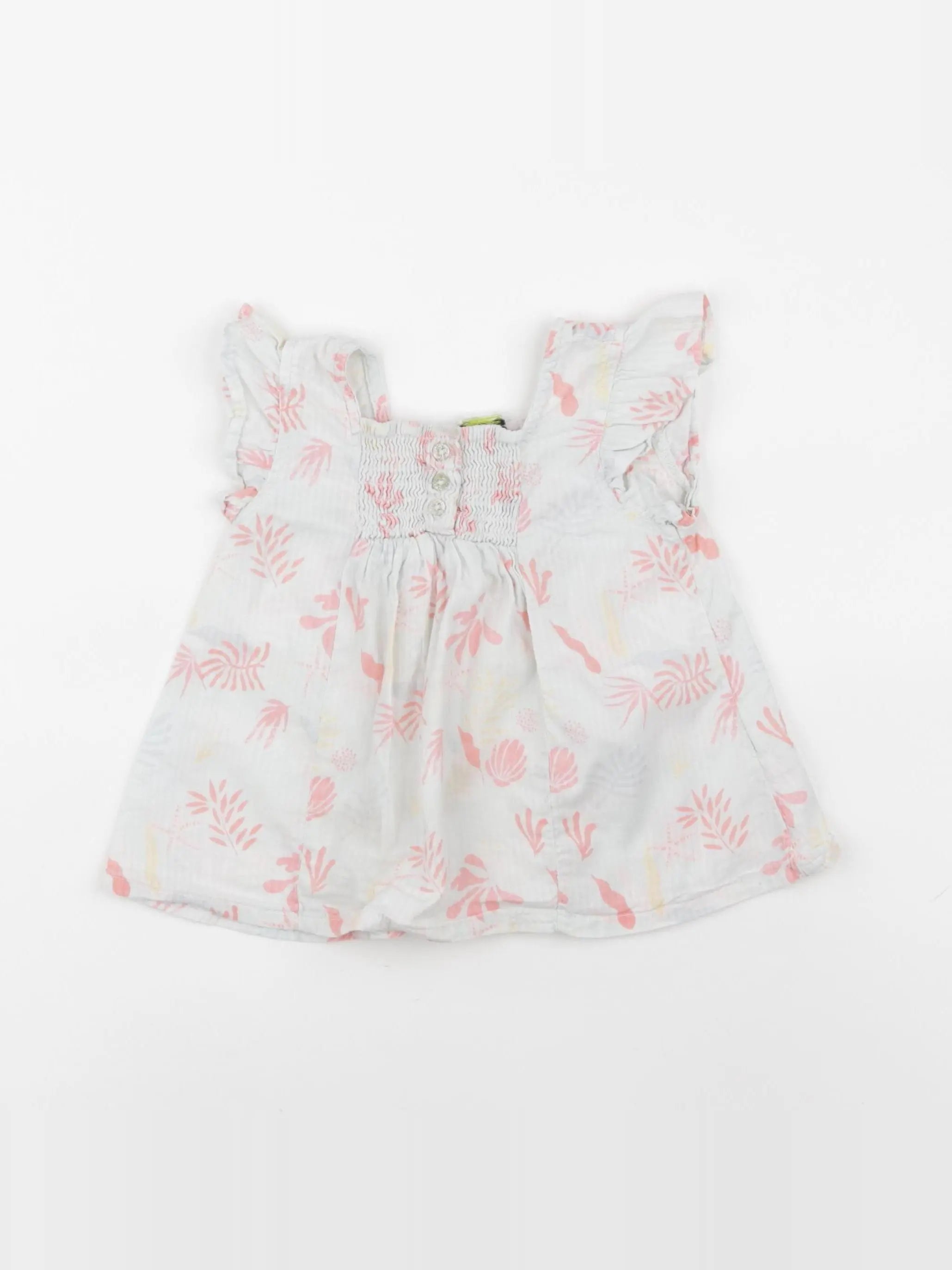 Tape à l'oeil - blouse blanc, rose - 24 mois