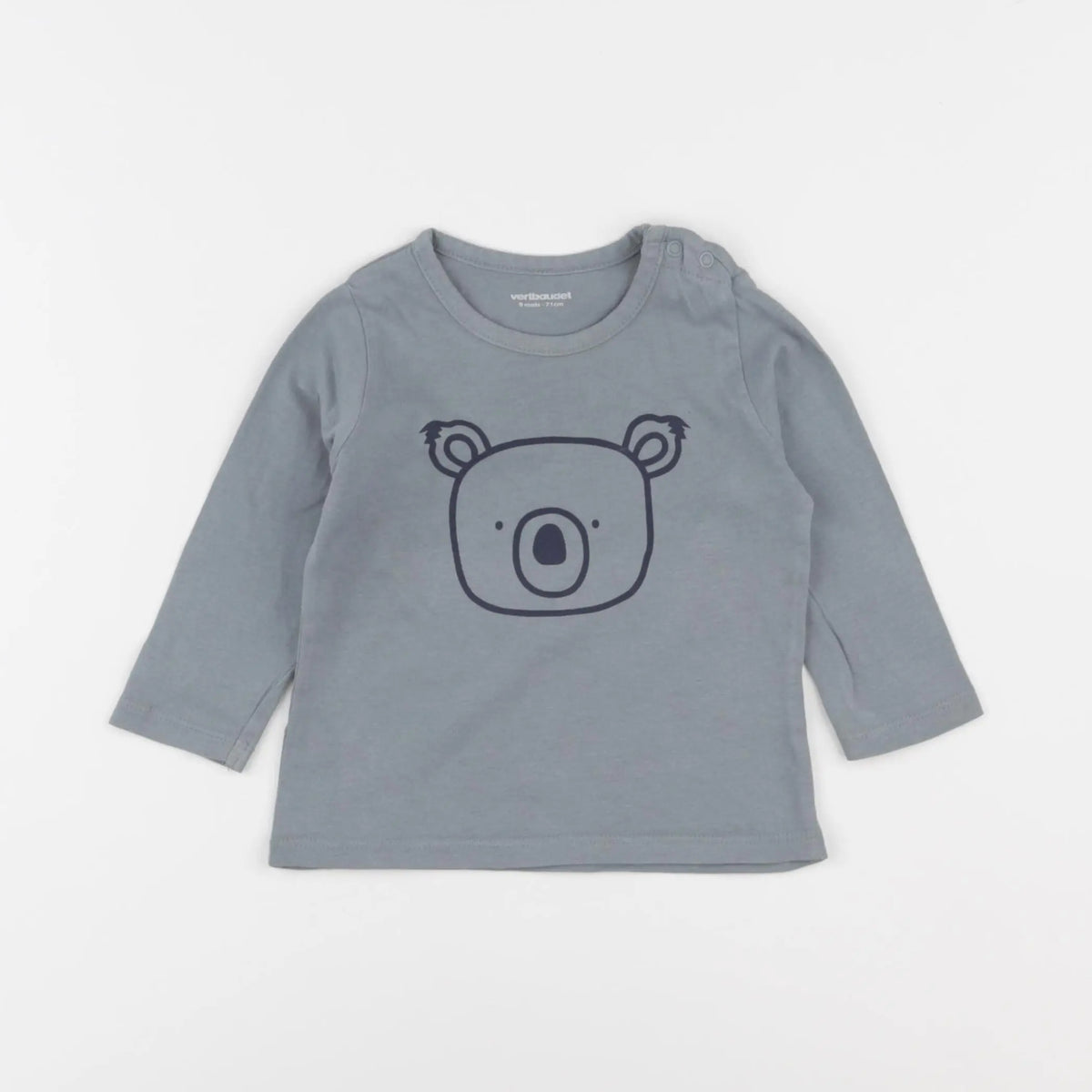 Vertbaudet - tee-shirt vert - 9 mois