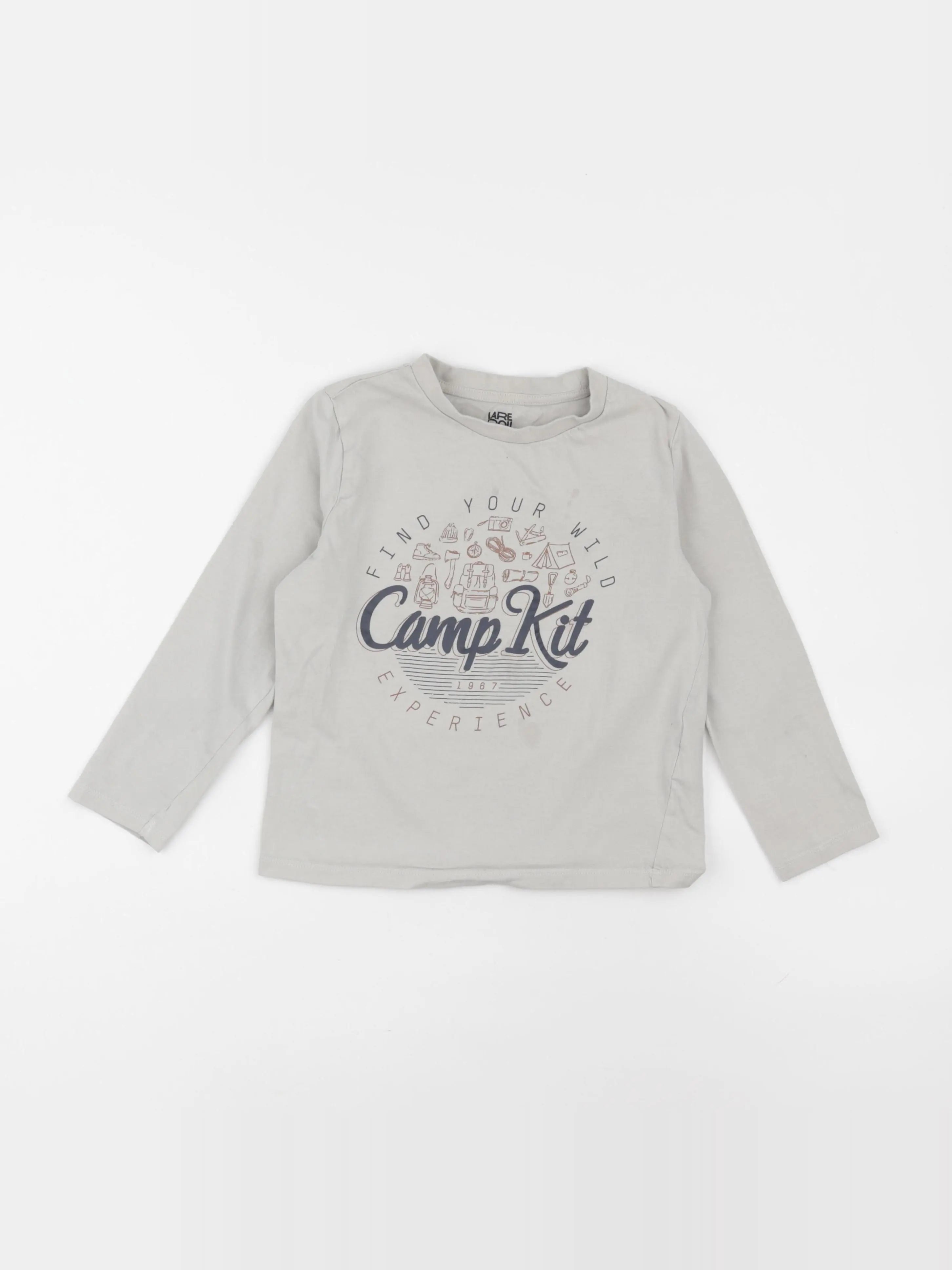 La Redoute - tee-shirt beige - 6 ans
