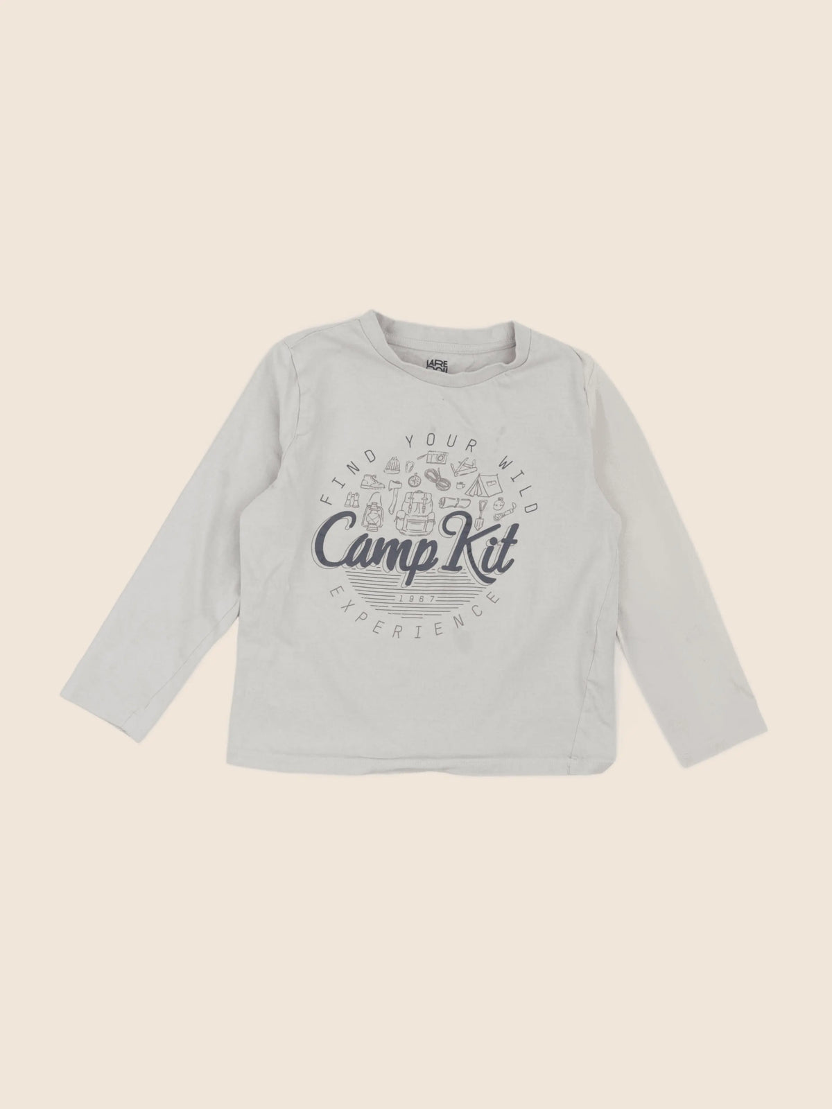 La Redoute - tee-shirt beige - 6 ans