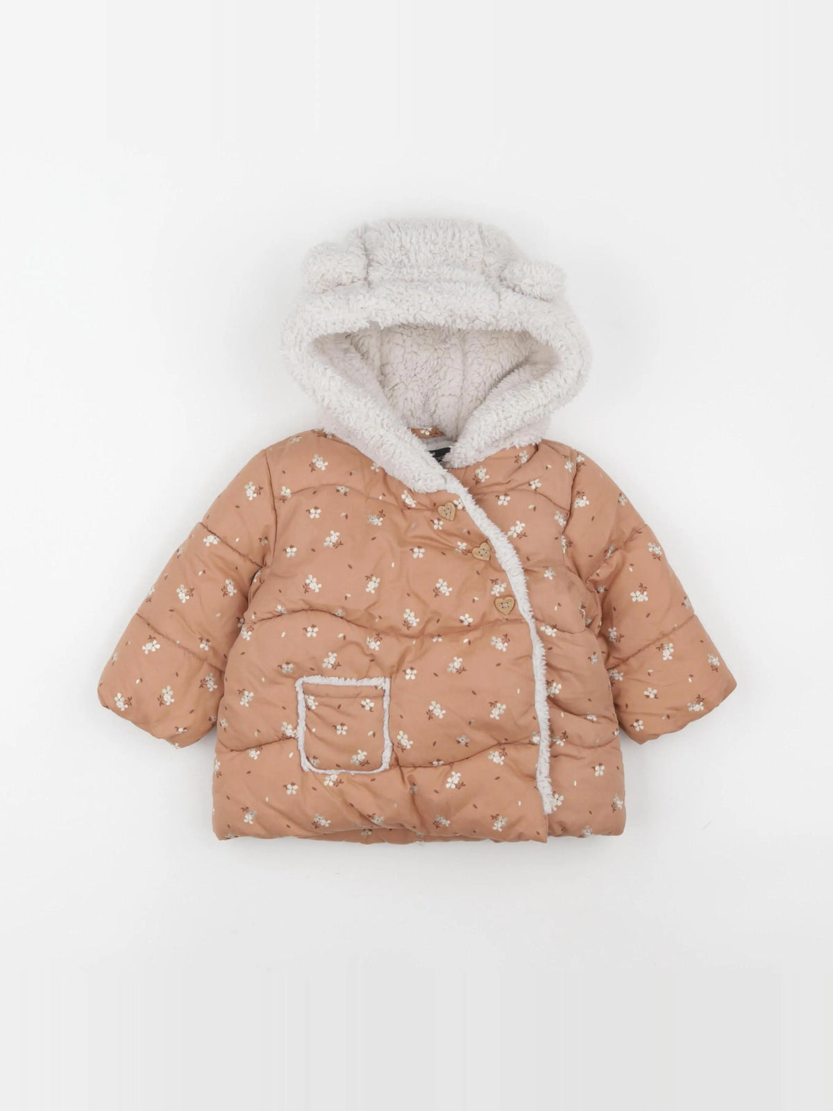 Tape à l'oeil - manteau rose - 6 mois