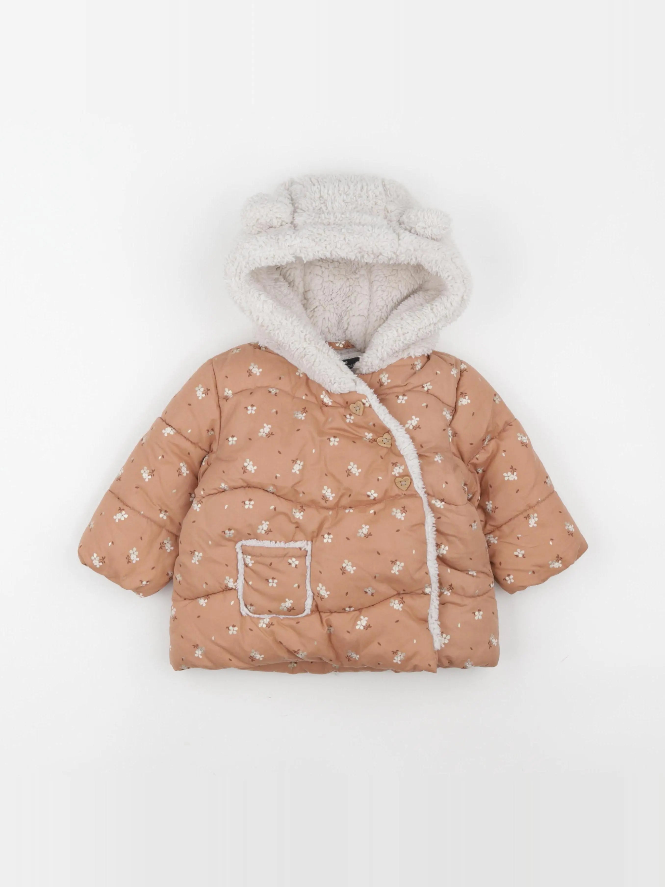 Tape à l'oeil - manteau rose - 6 mois