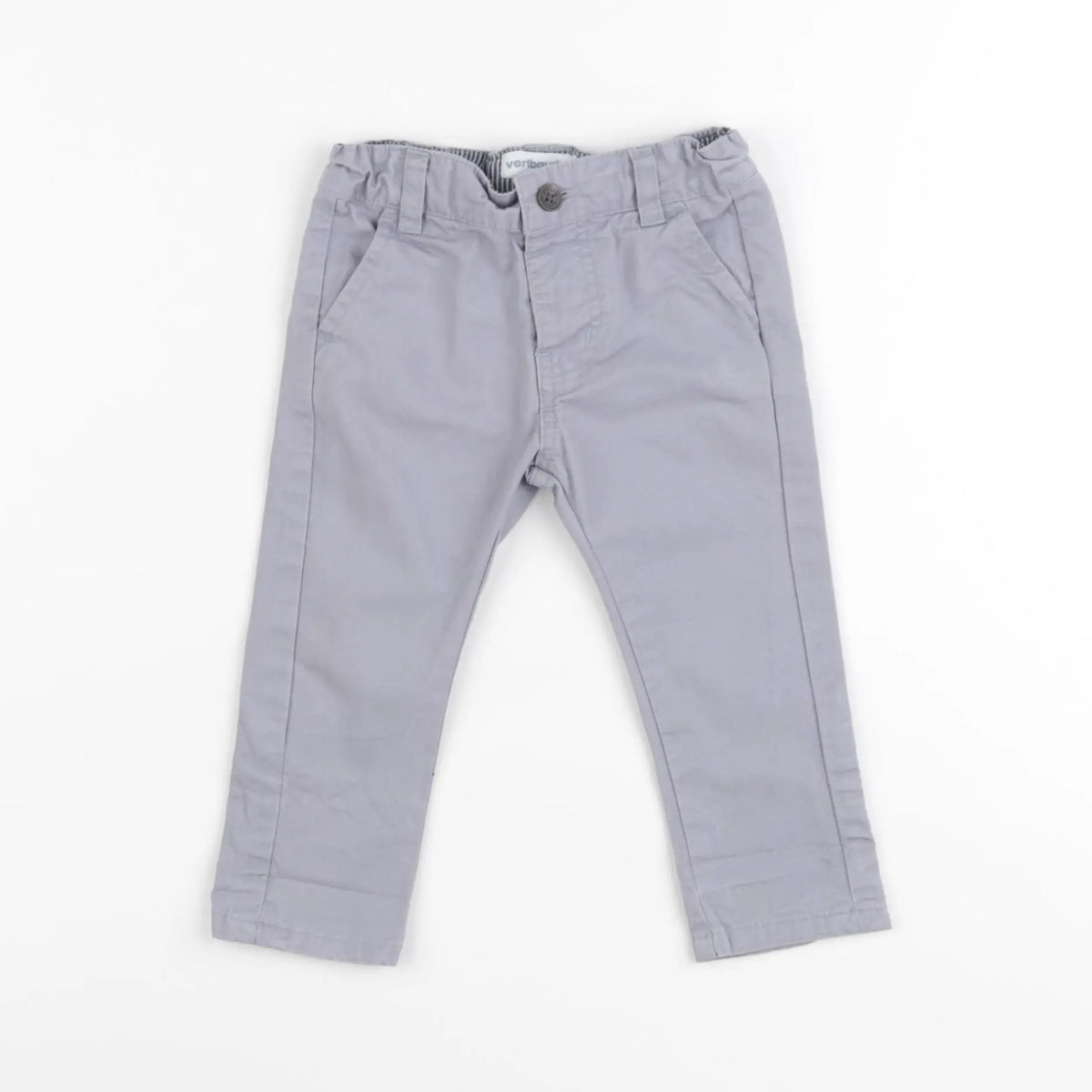 Vertbaudet - pantalon gris - 6 mois