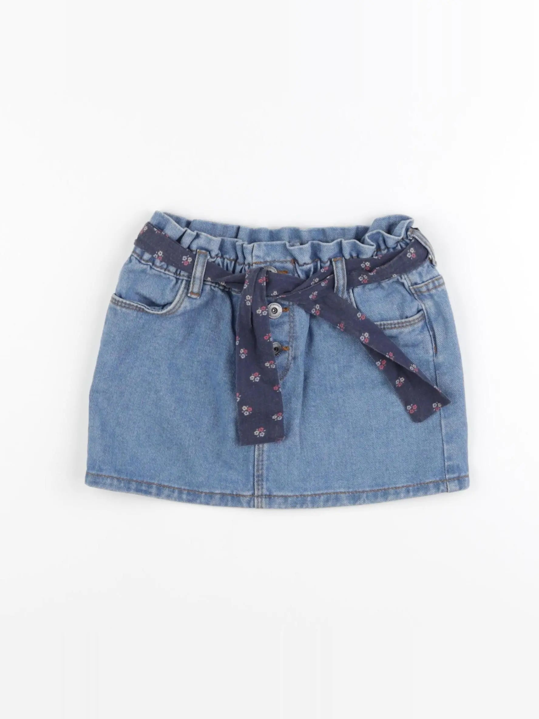 Vertbaudet - jupe bleu - 4 ans