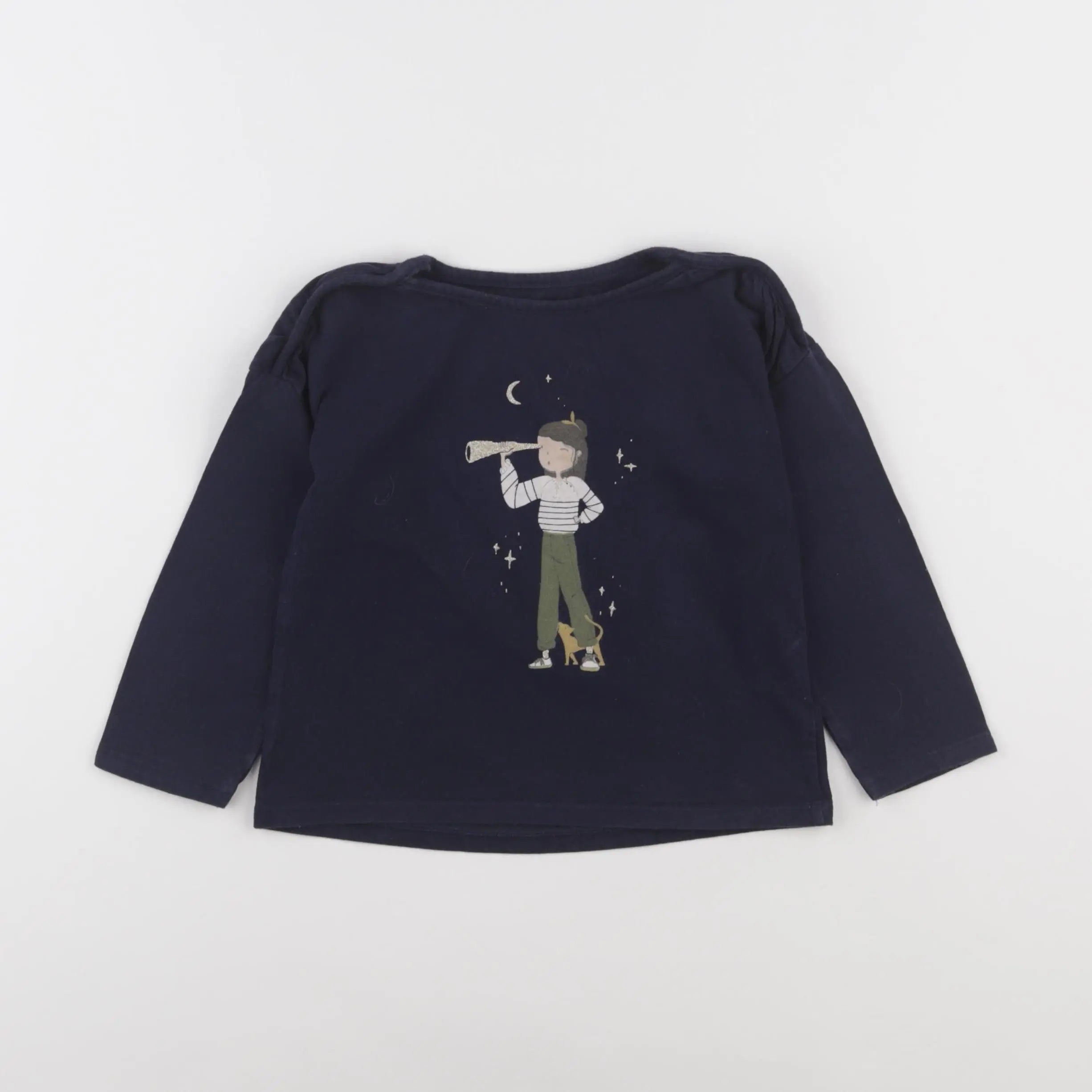 Vertbaudet - tee-shirt bleu - 3 ans