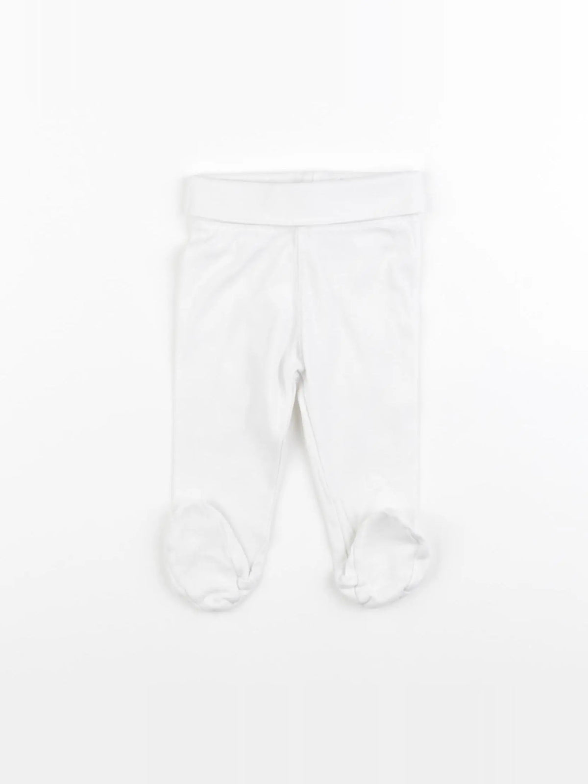 H&M - legging blanc - 3/6 mois