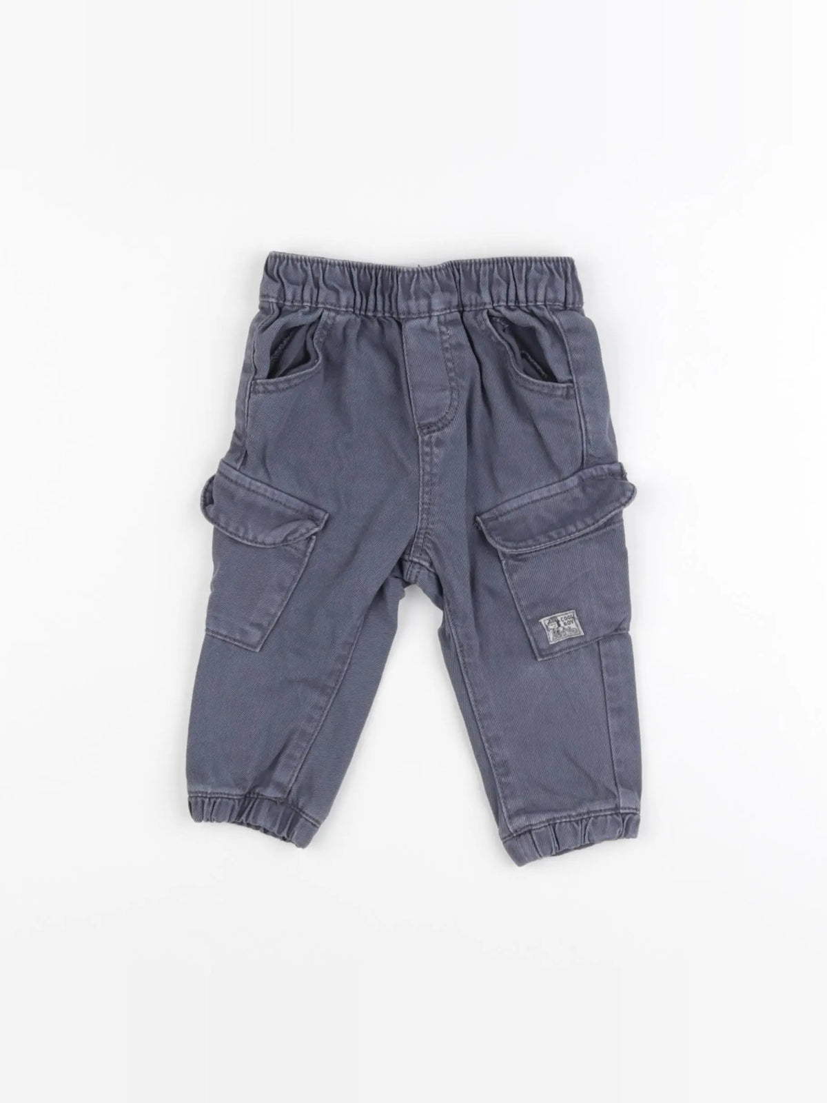Vertbaudet - pantalon bleu - 6 mois