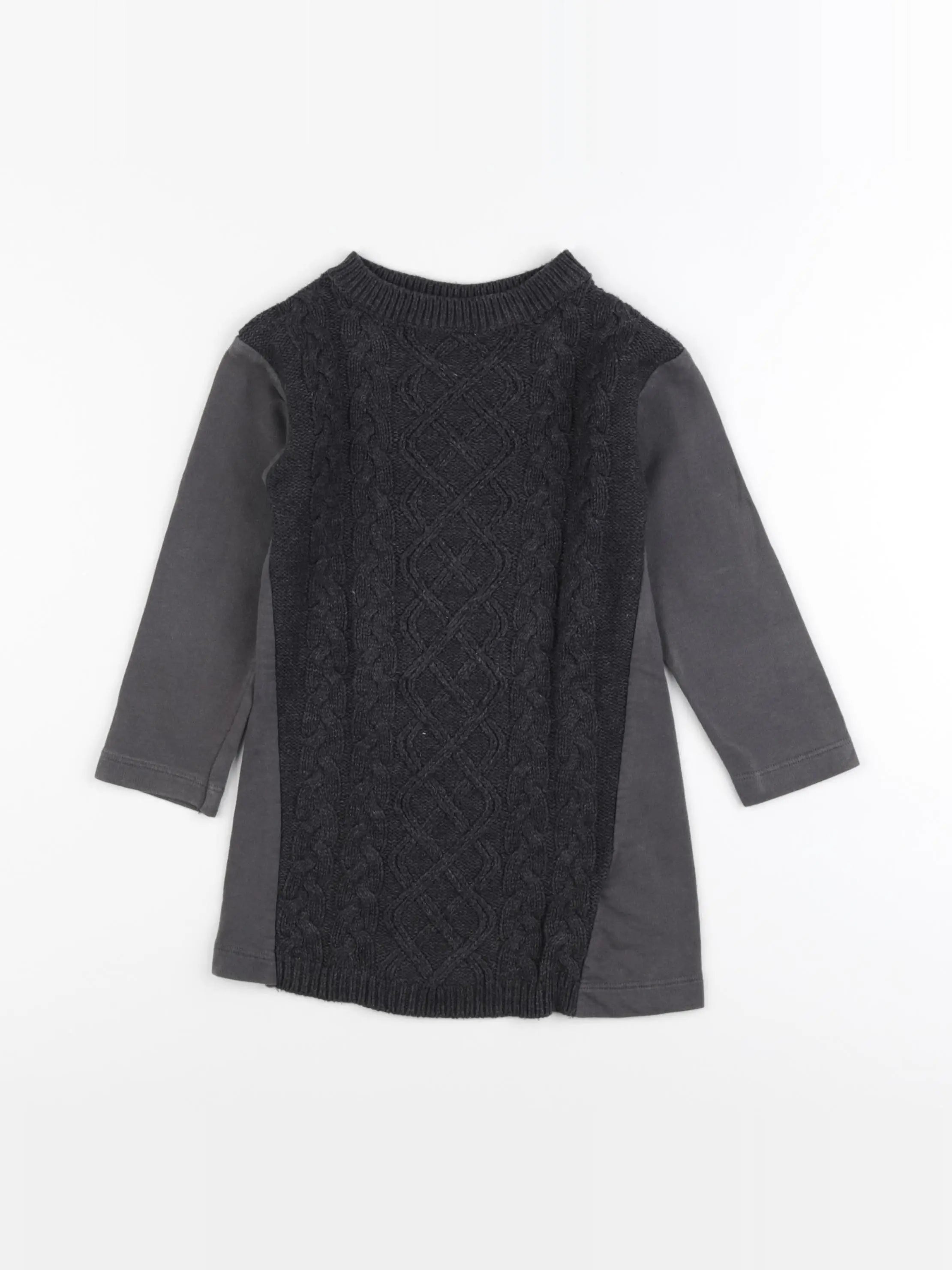 Vertbaudet - robe gris - 3 ans