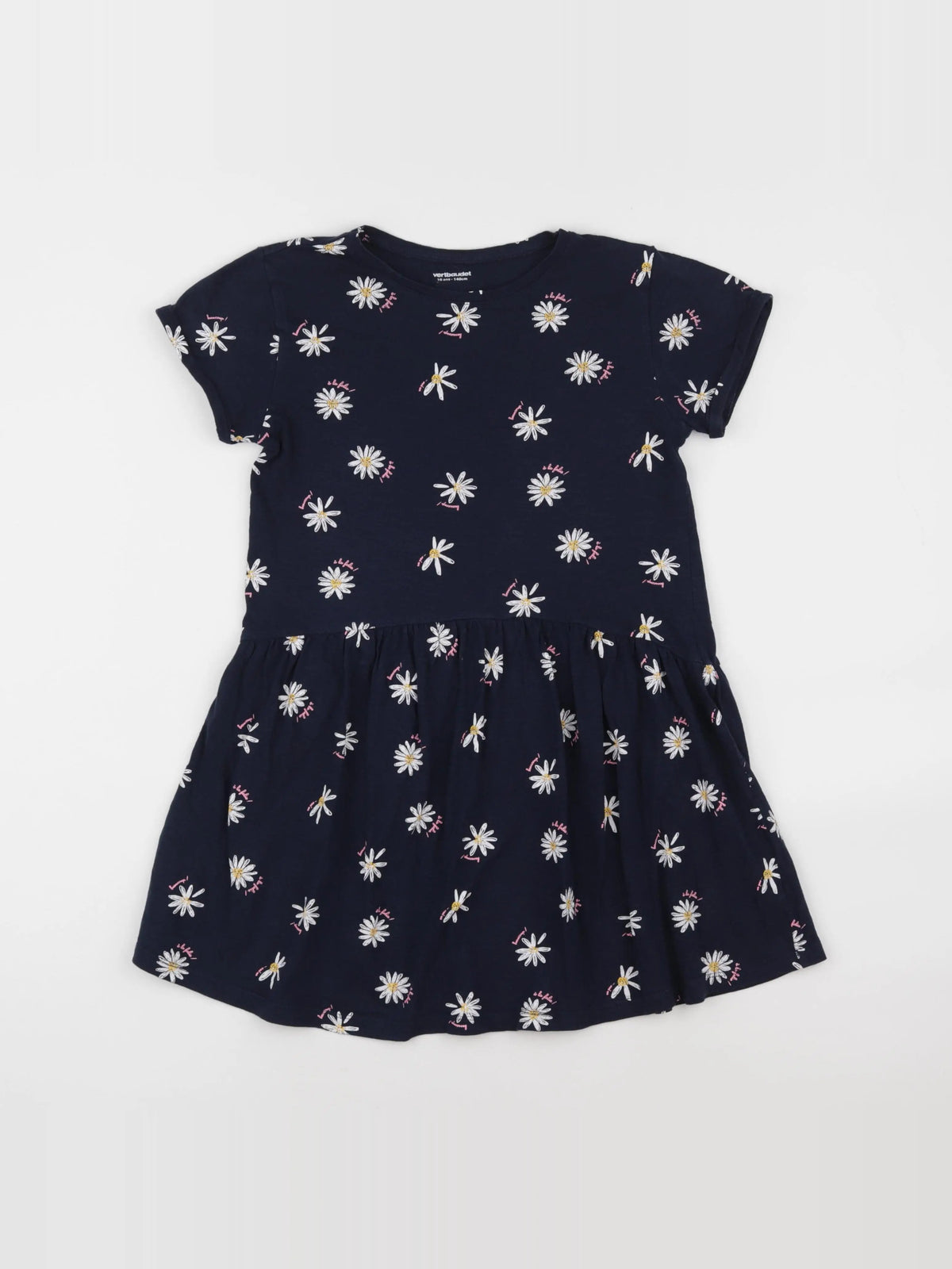 Vertbaudet - robe bleu - 10 ans