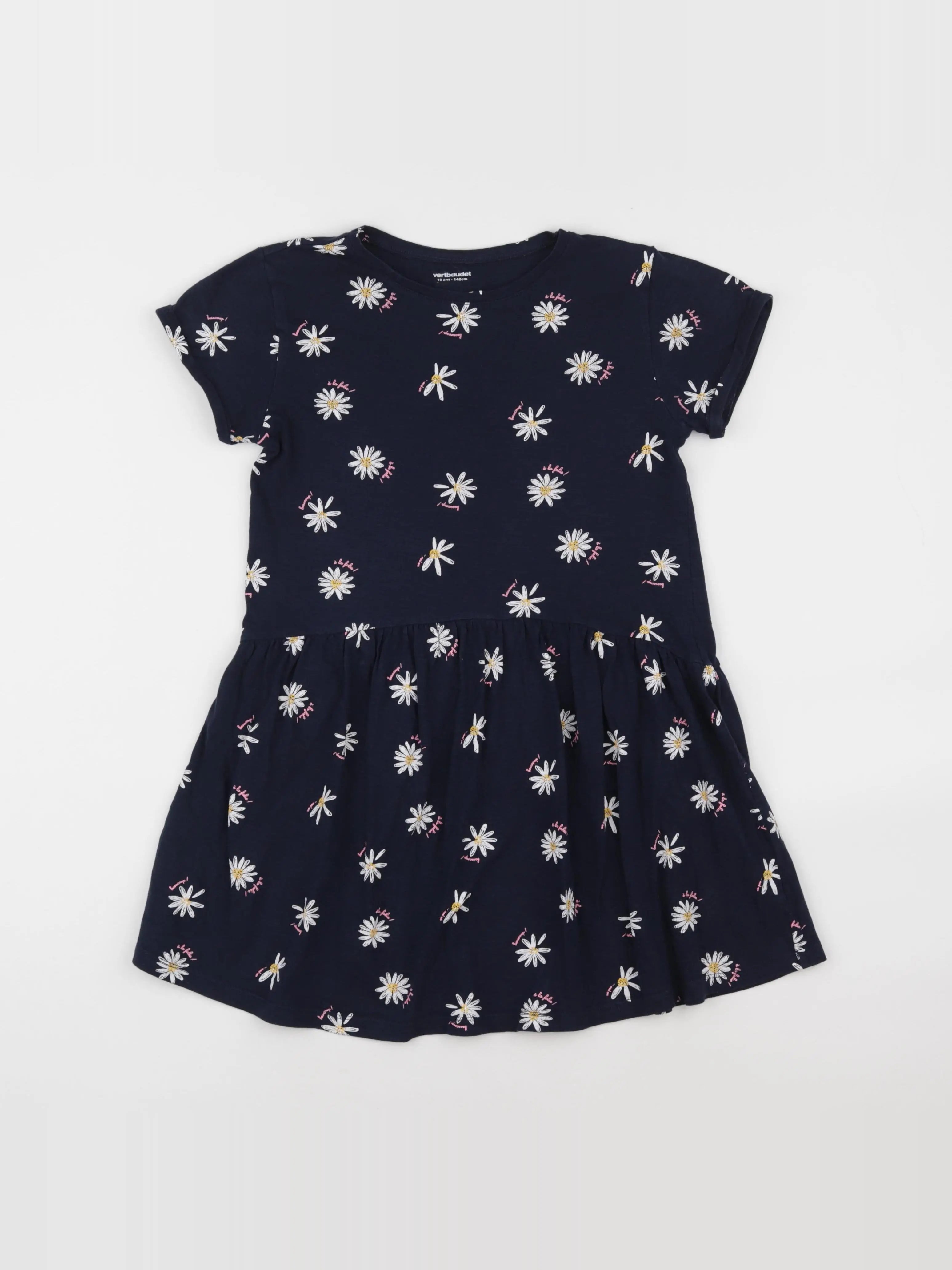 Vertbaudet - robe bleu - 10 ans