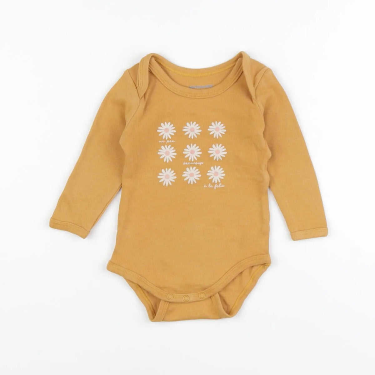 Vertbaudet - body jaune - 6 mois