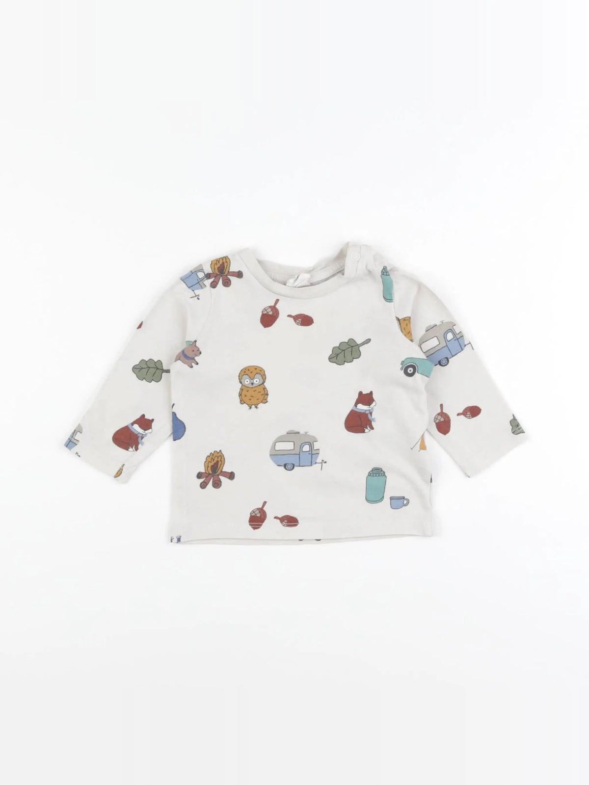 H&M - tee-shirt multicolore - 6 mois