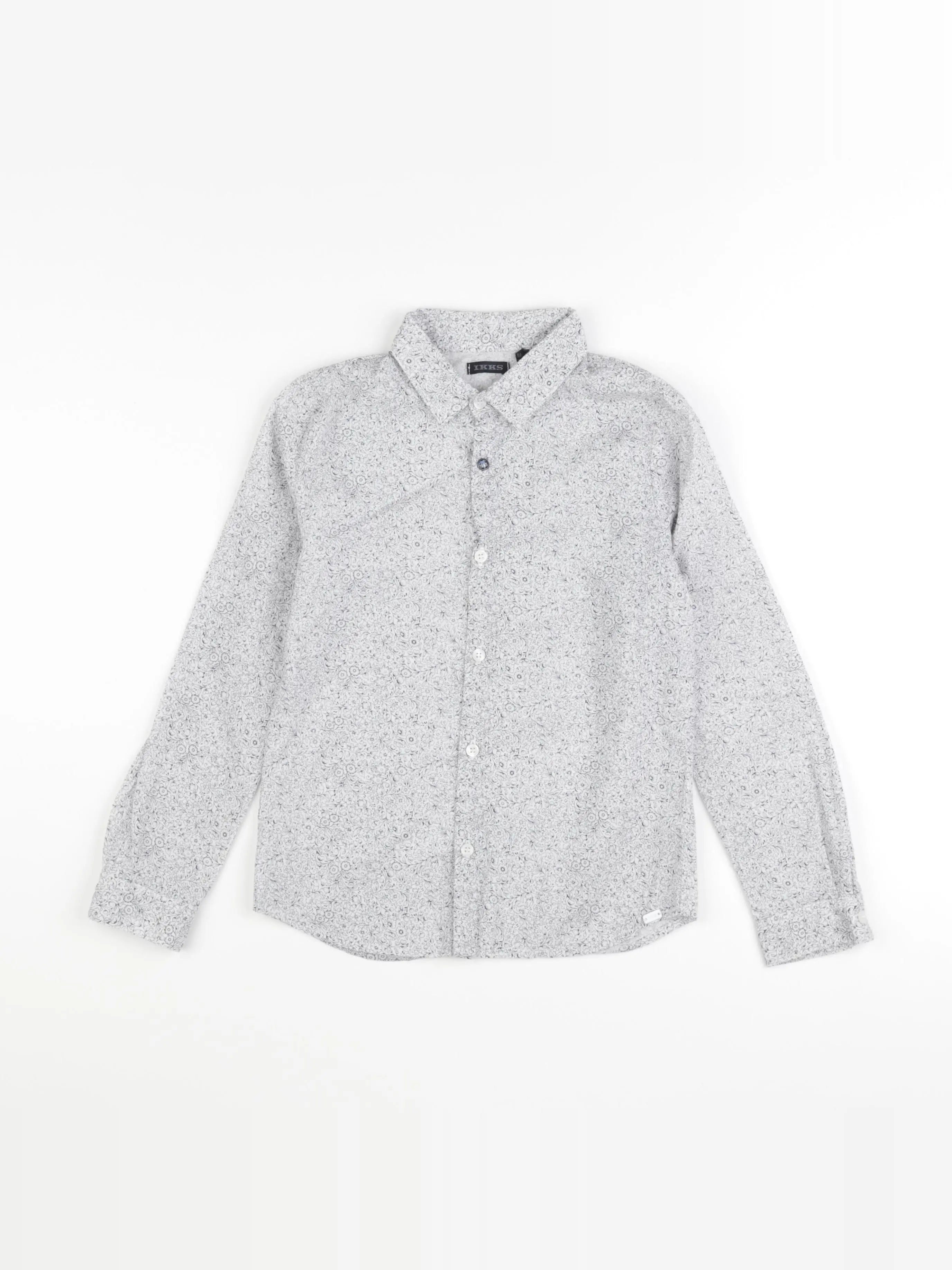 IKKS - chemise blanc, bleu - 8 ans