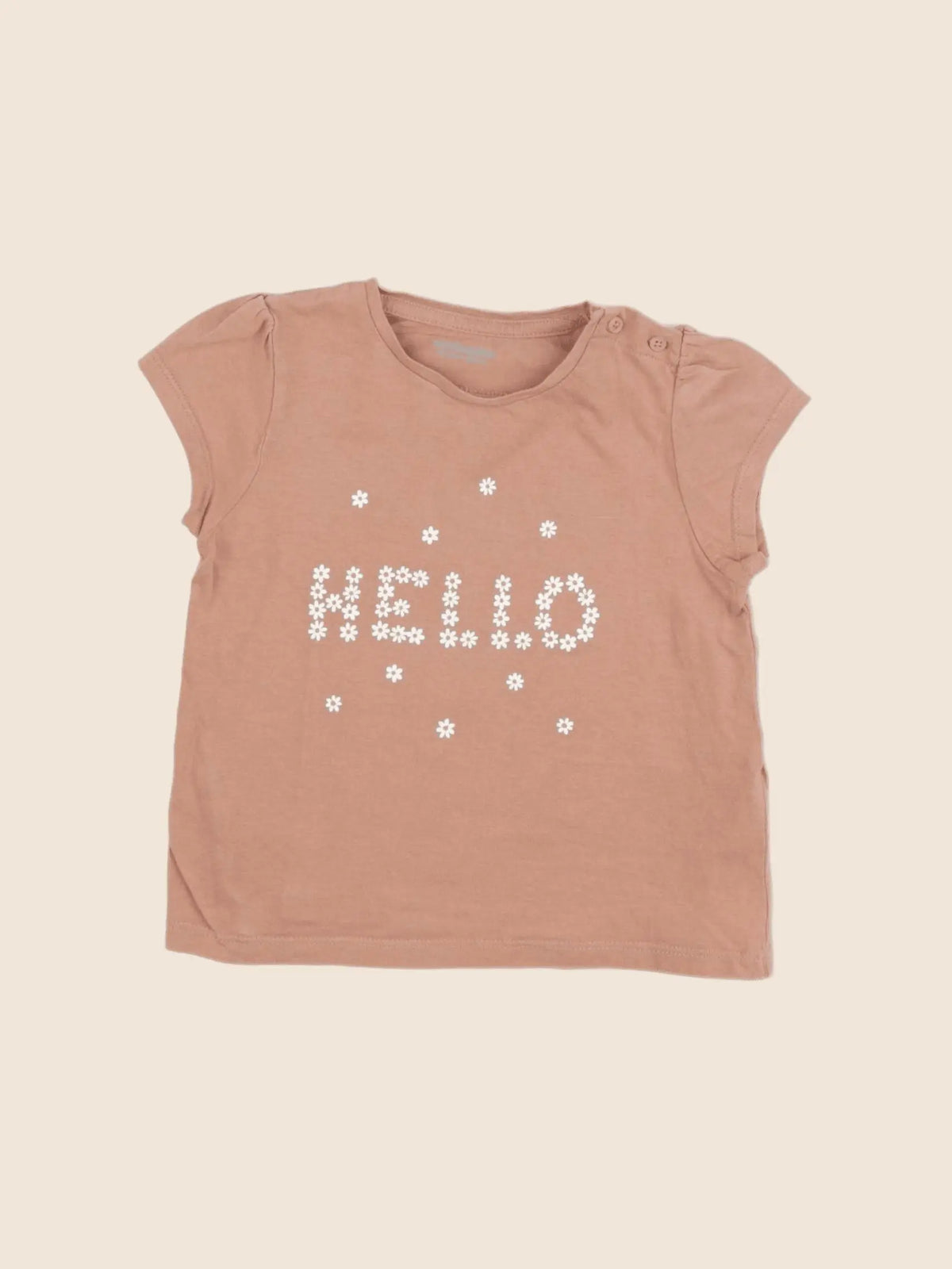 Vertbaudet - tee-shirt marron - 24 mois
