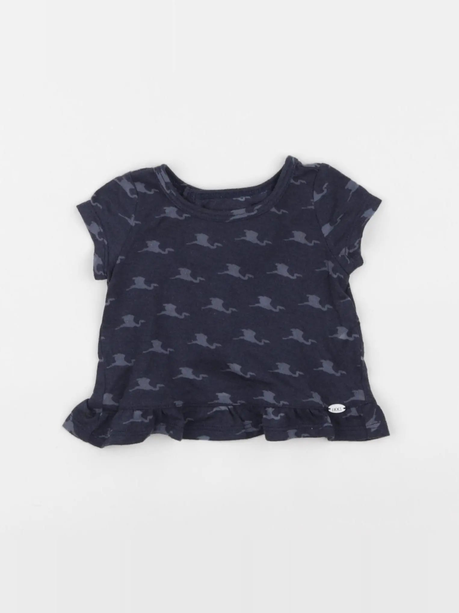 IKKS - tee-shirt bleu - 3 mois