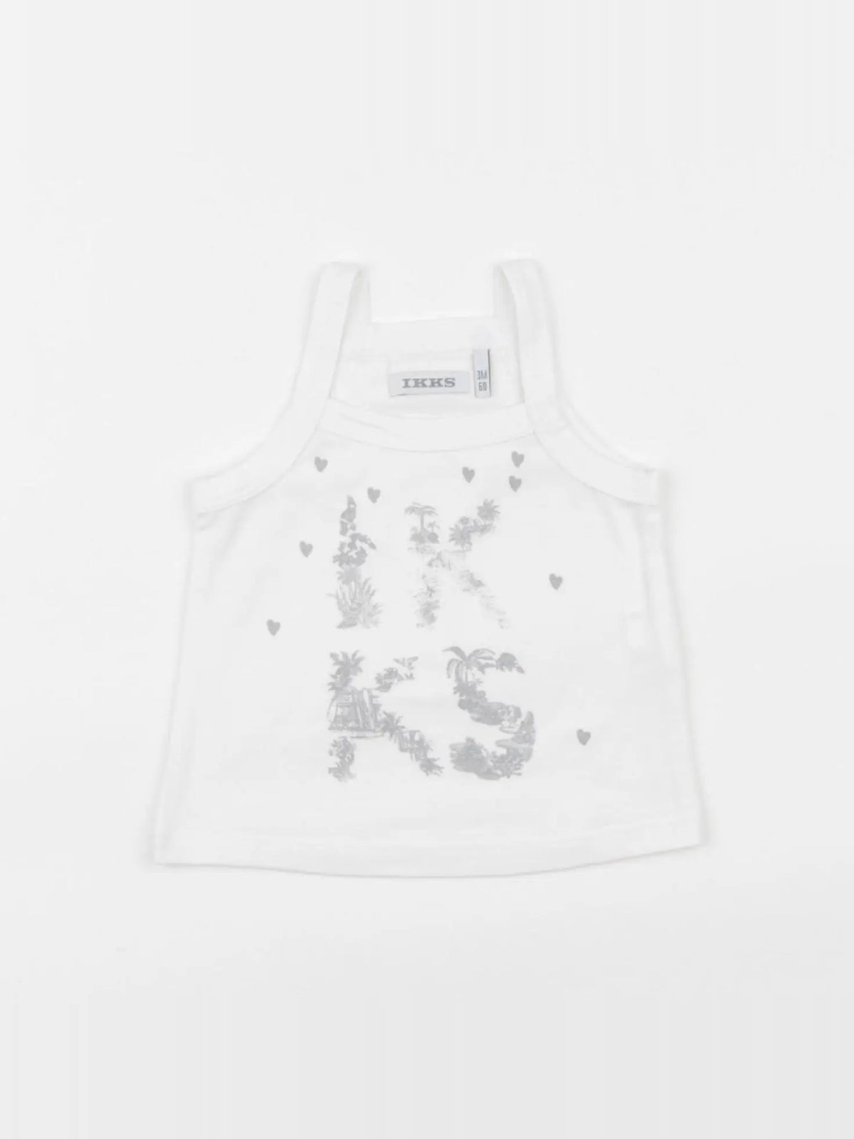 IKKS - débardeur blanc - 3 mois