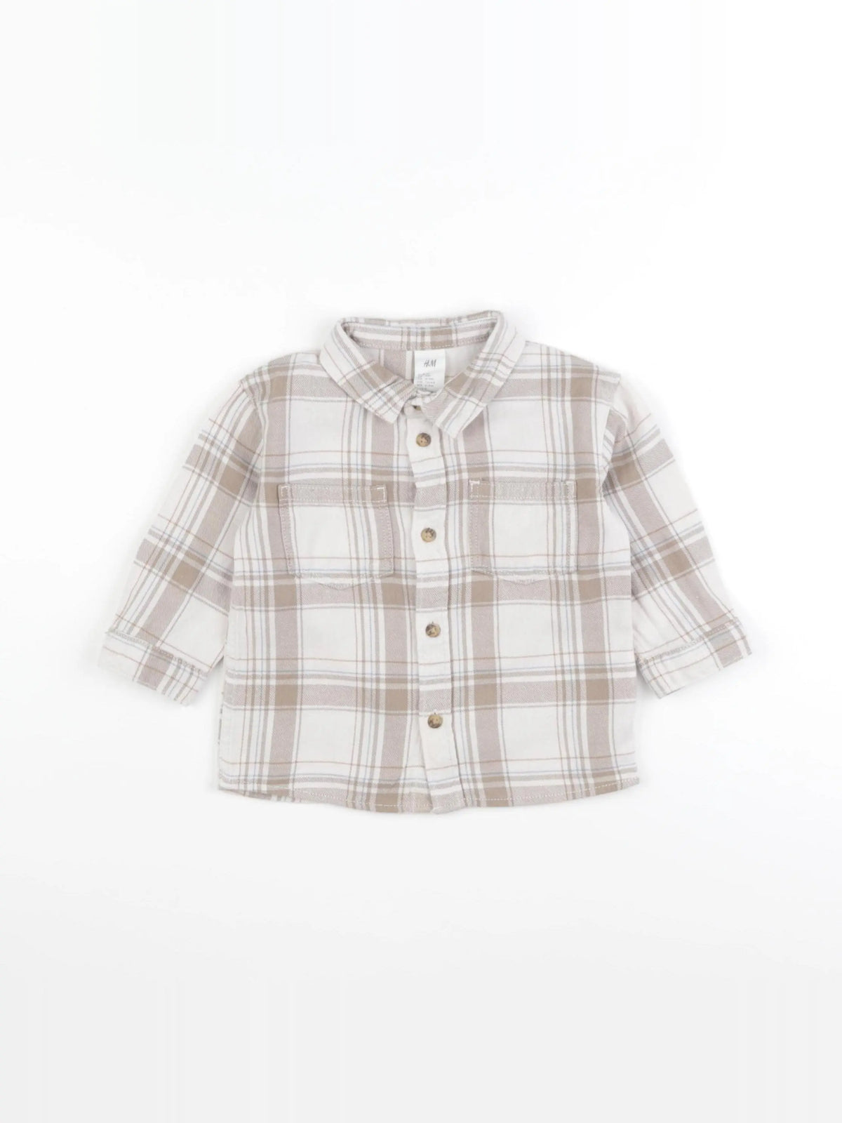 H&M - chemise multicolore - 6/9 mois
