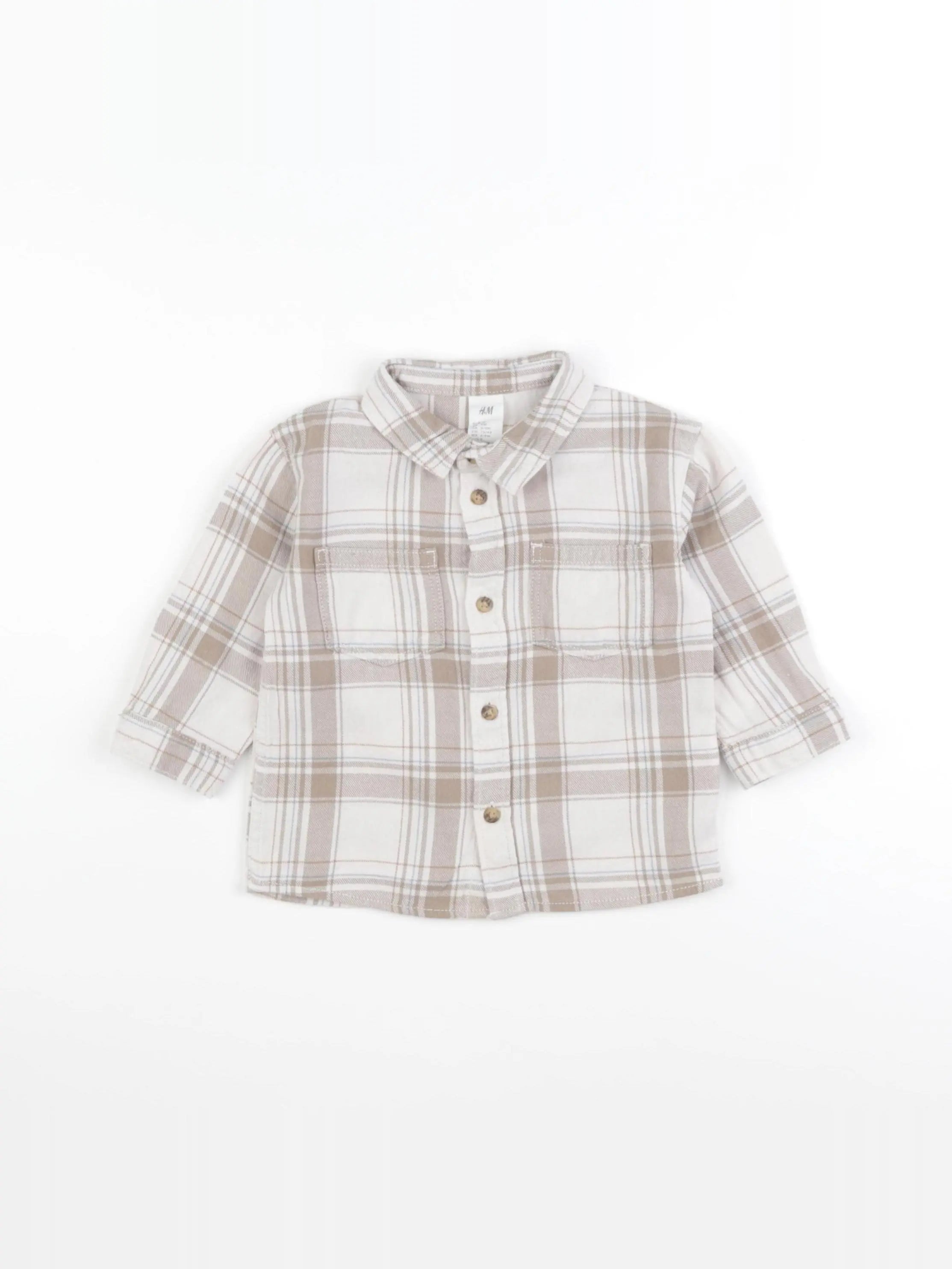 H&M - chemise multicolore - 6/9 mois