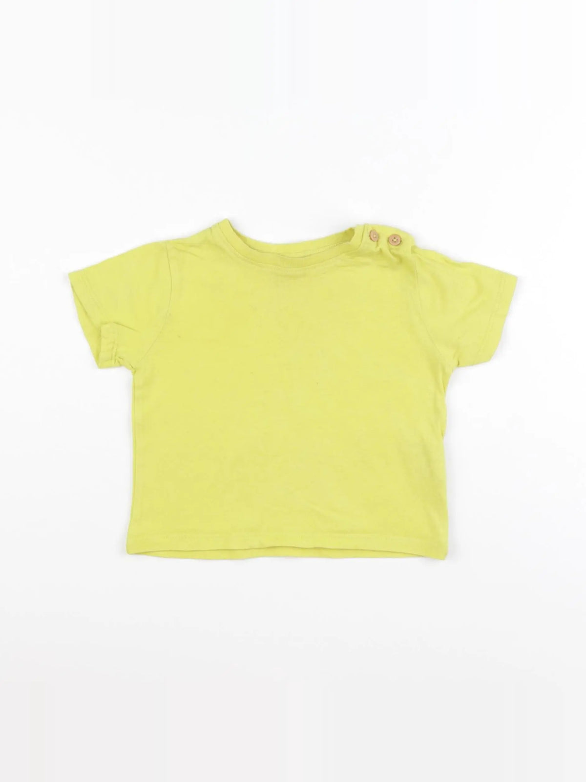 Boutchou - tee-shirt jaune - 12 mois