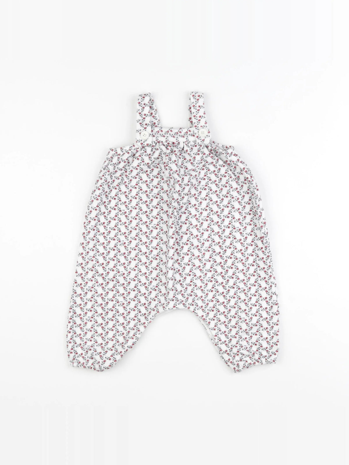 Petit Bateau - salopette multicolore - 6 mois