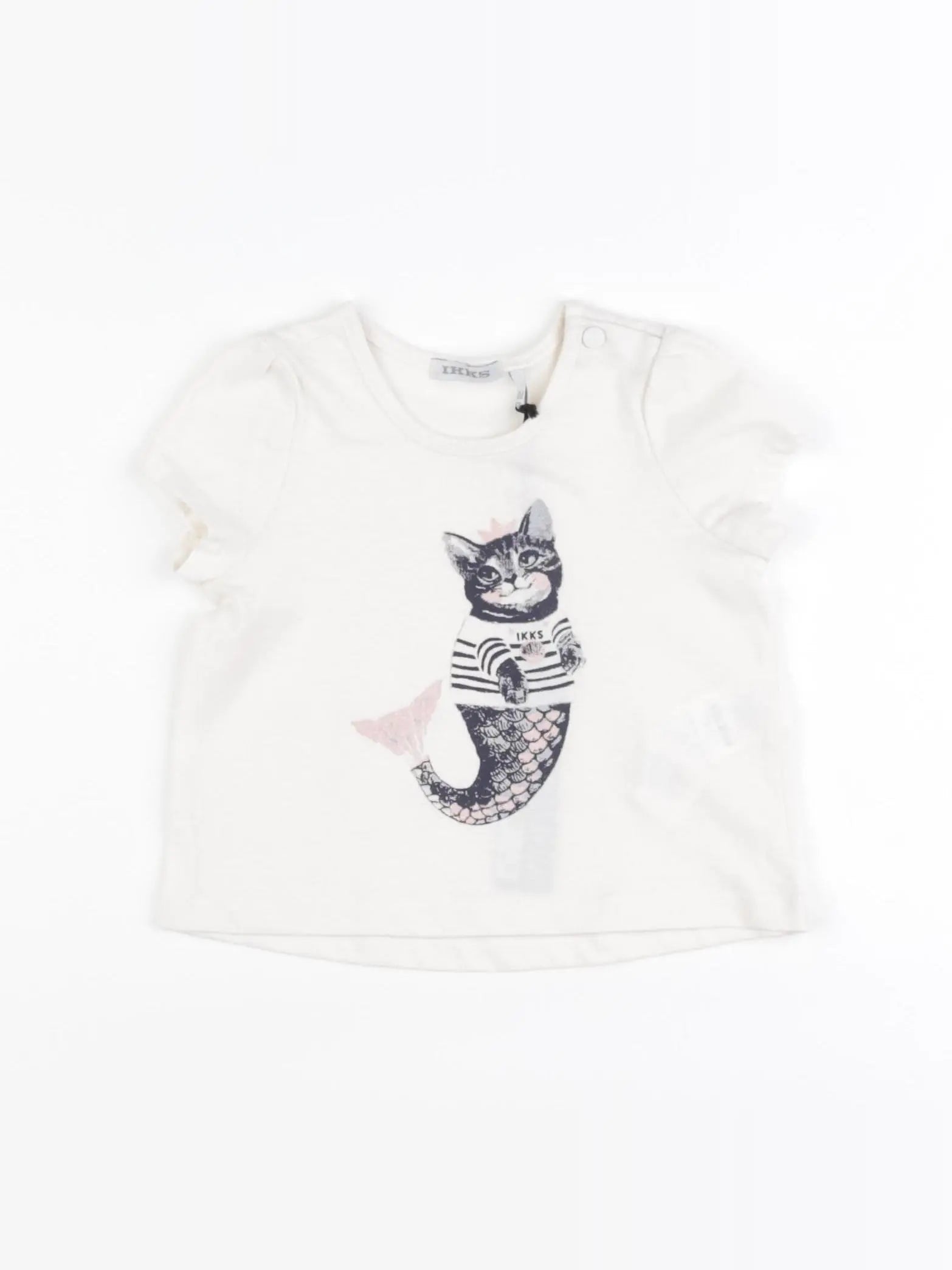IKKS - tee-shirt beige - 6 mois