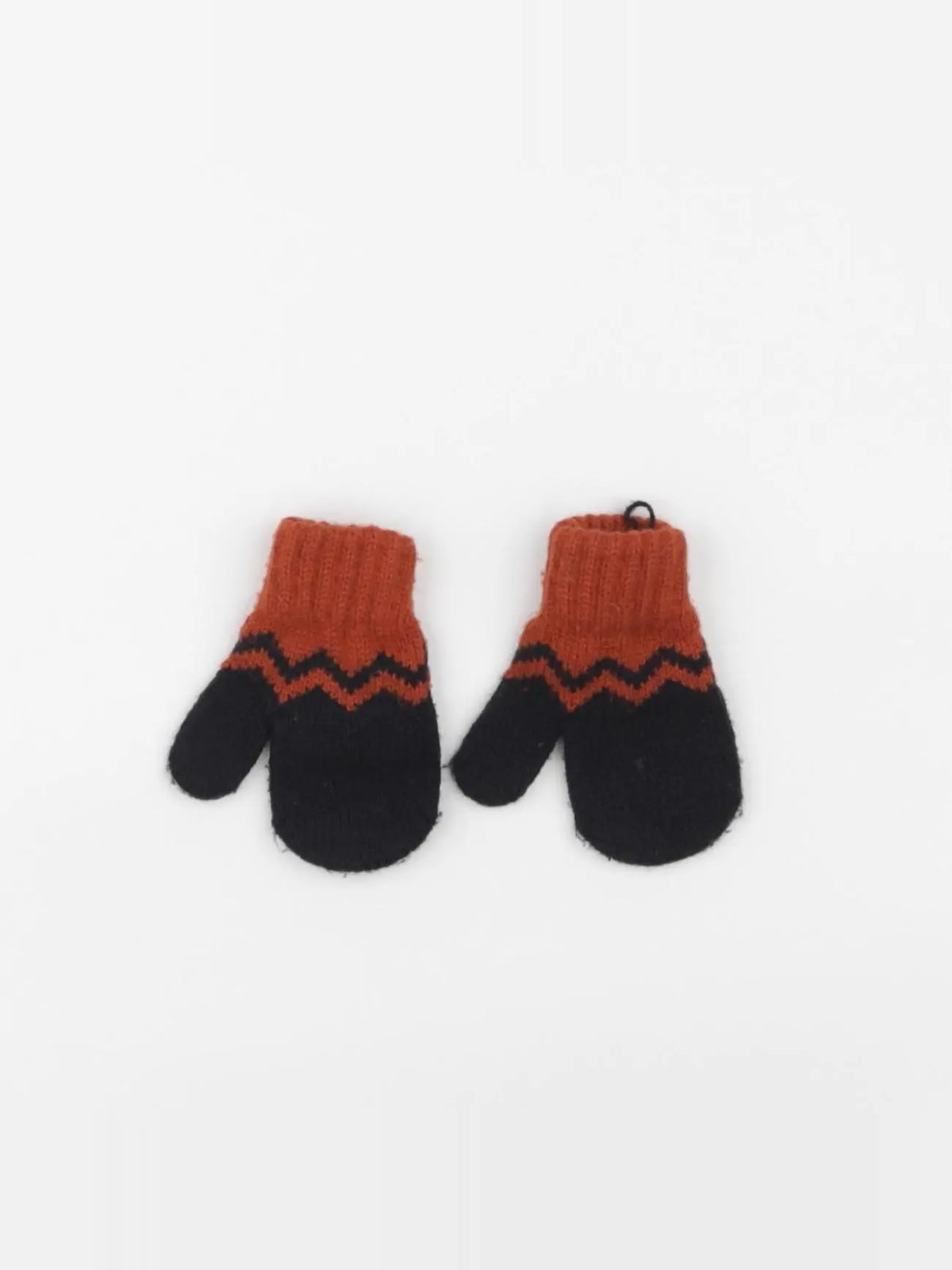 La Redoute - moufles bleu, marron - 3/6 mois