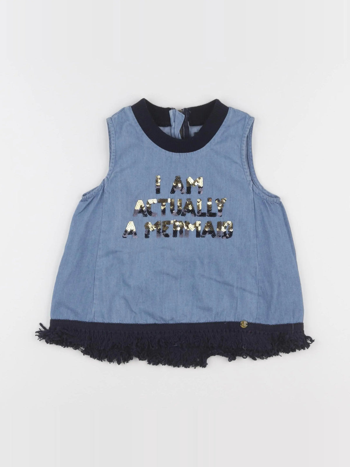 IKKS - blouse bleu - 6 ans