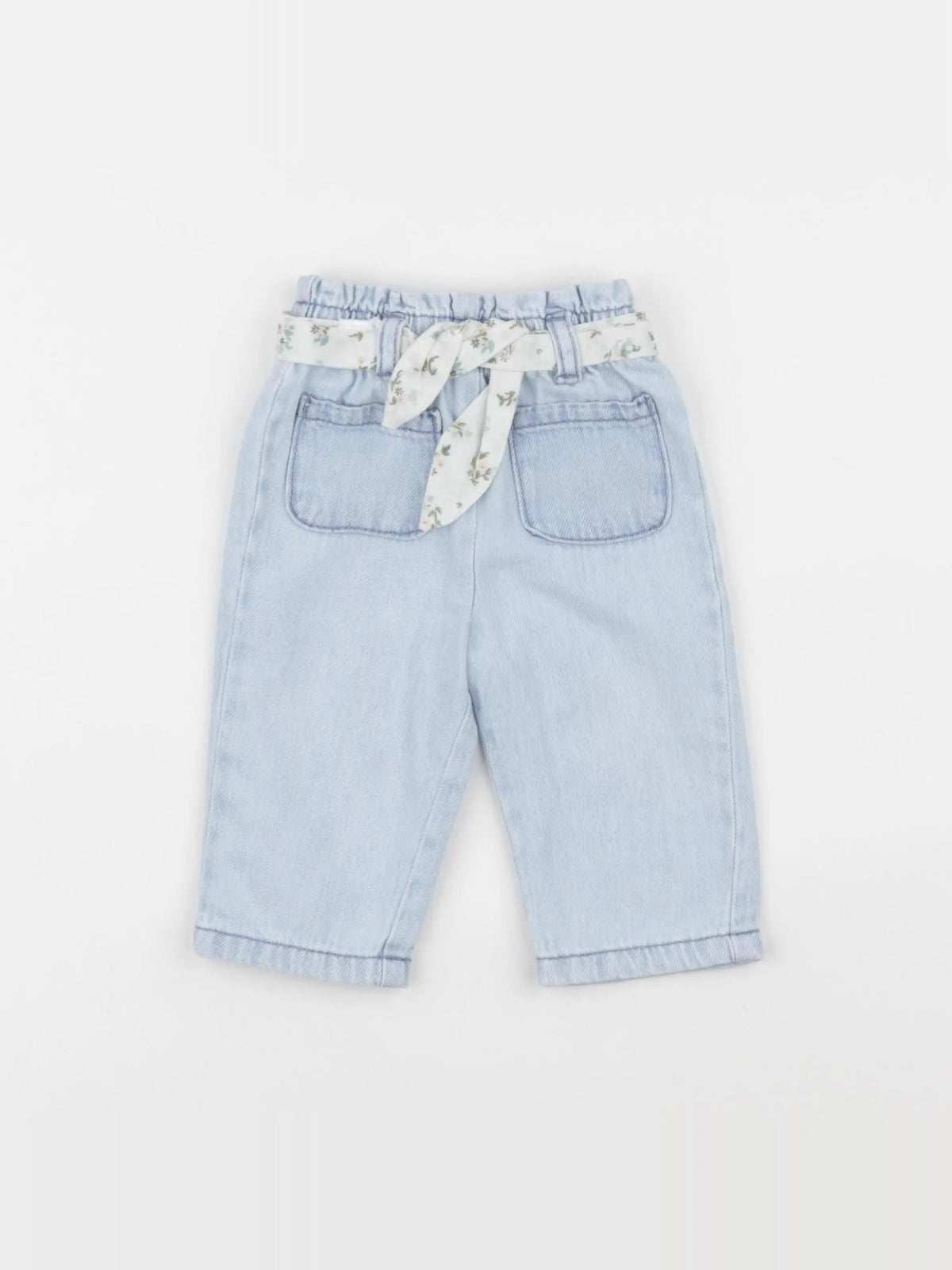 Vertbaudet - pantalon bleu - 6 mois